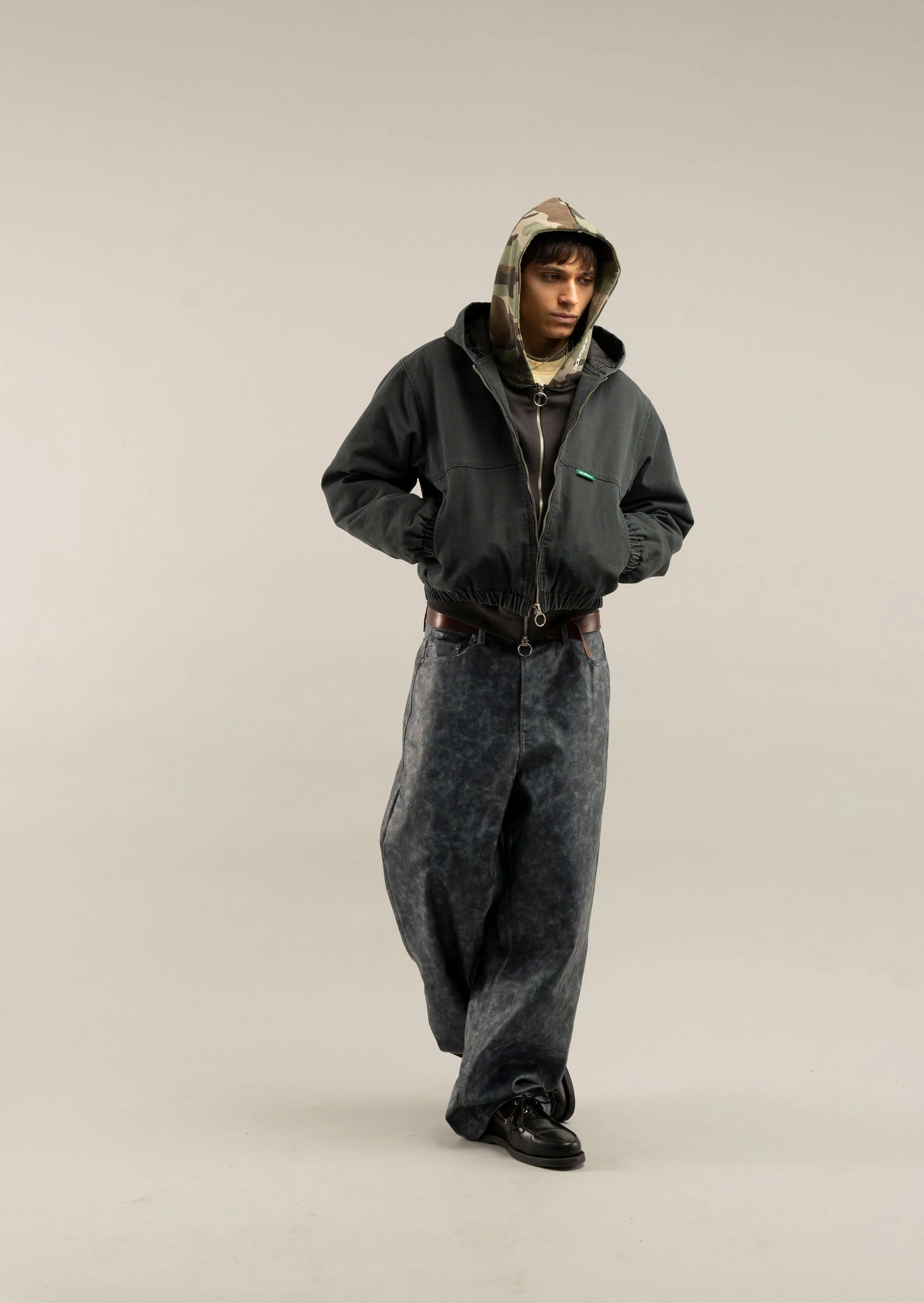 Stained Dark Work Jacket - Image 4