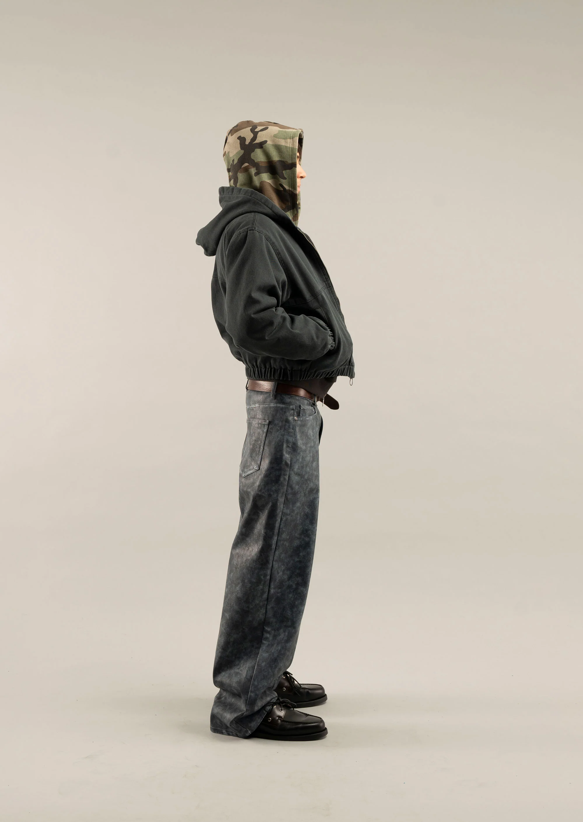 Stained Dark Work Jacket - Image 5