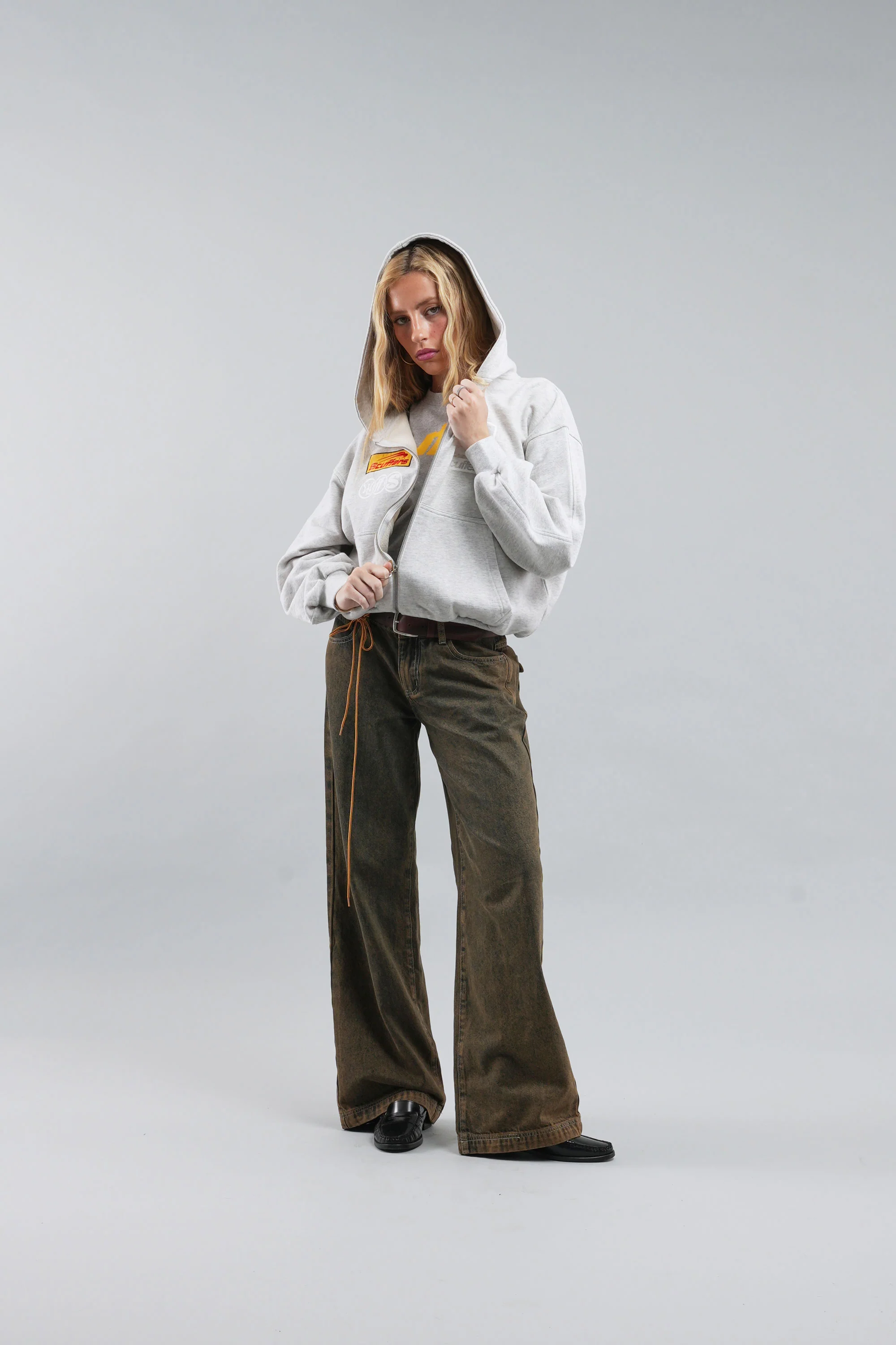 Starnova Grey Melange Zipper - Image 2