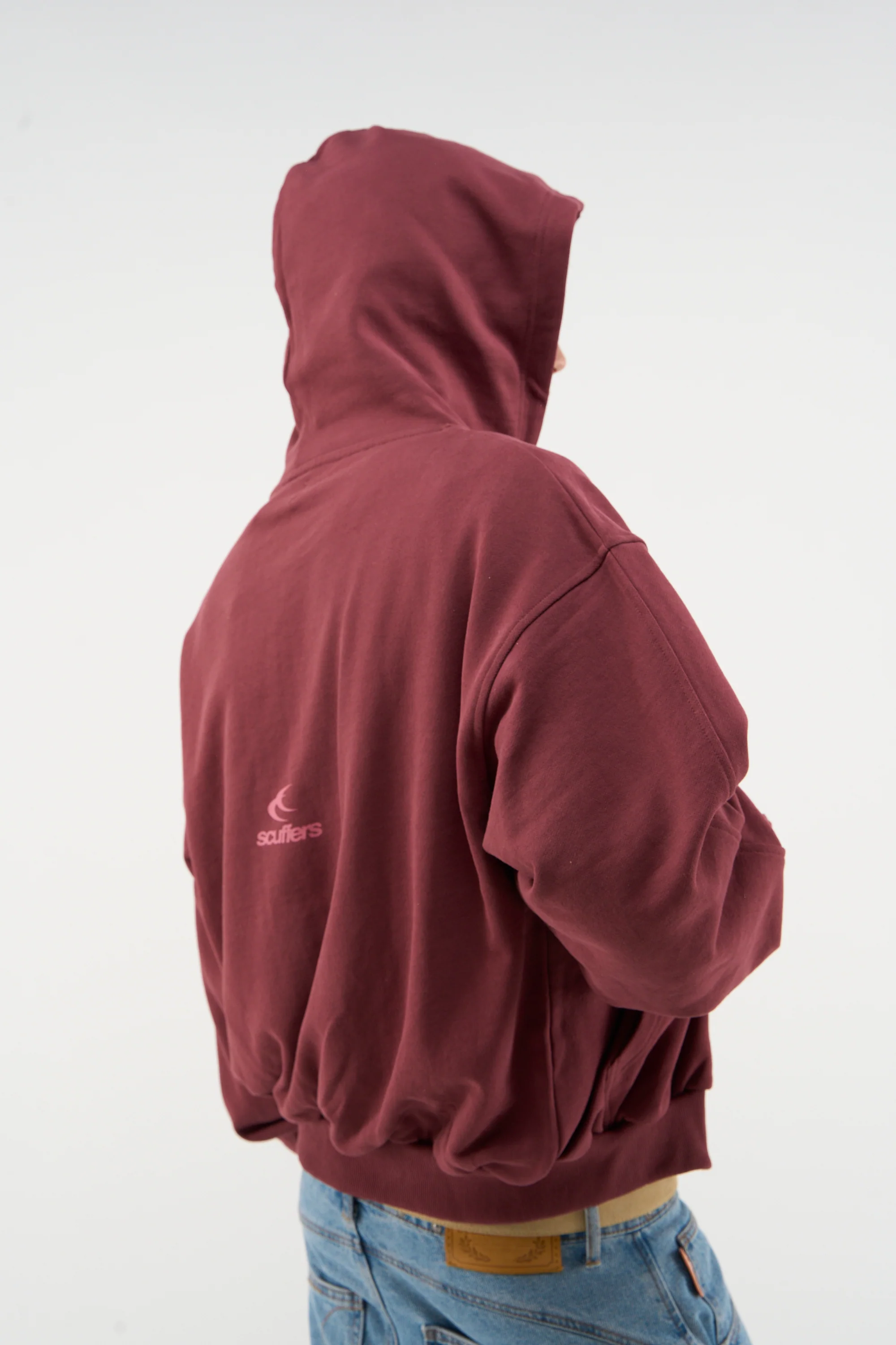 Steel Burgundy Zipper - Image 3
