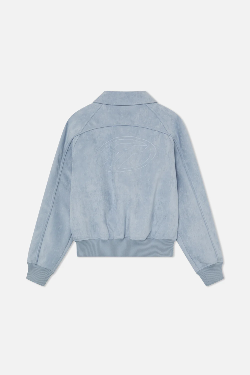 Suede Blue Raw Jacket - Image 7