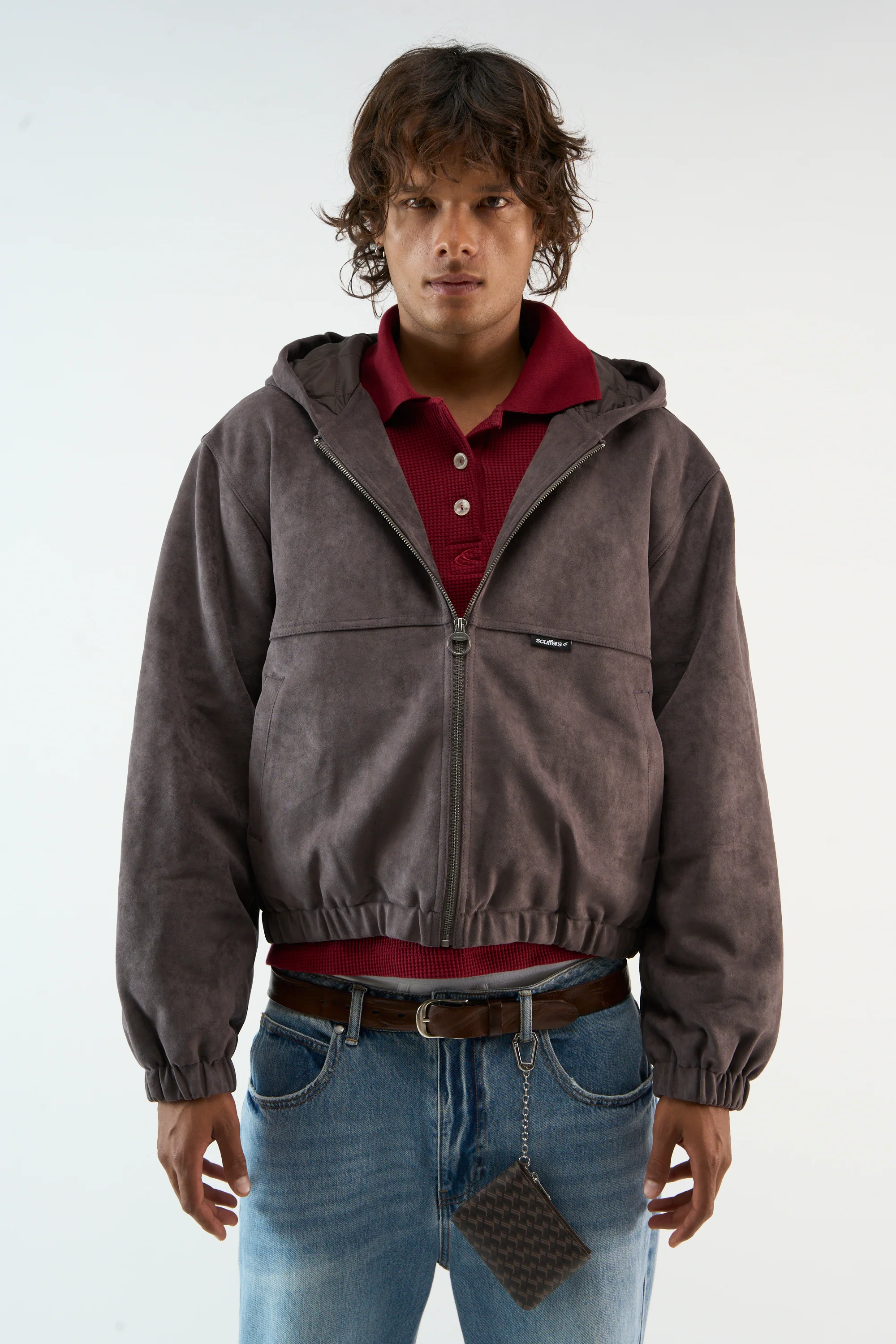 Suede Dark Work Jacket - Image 2