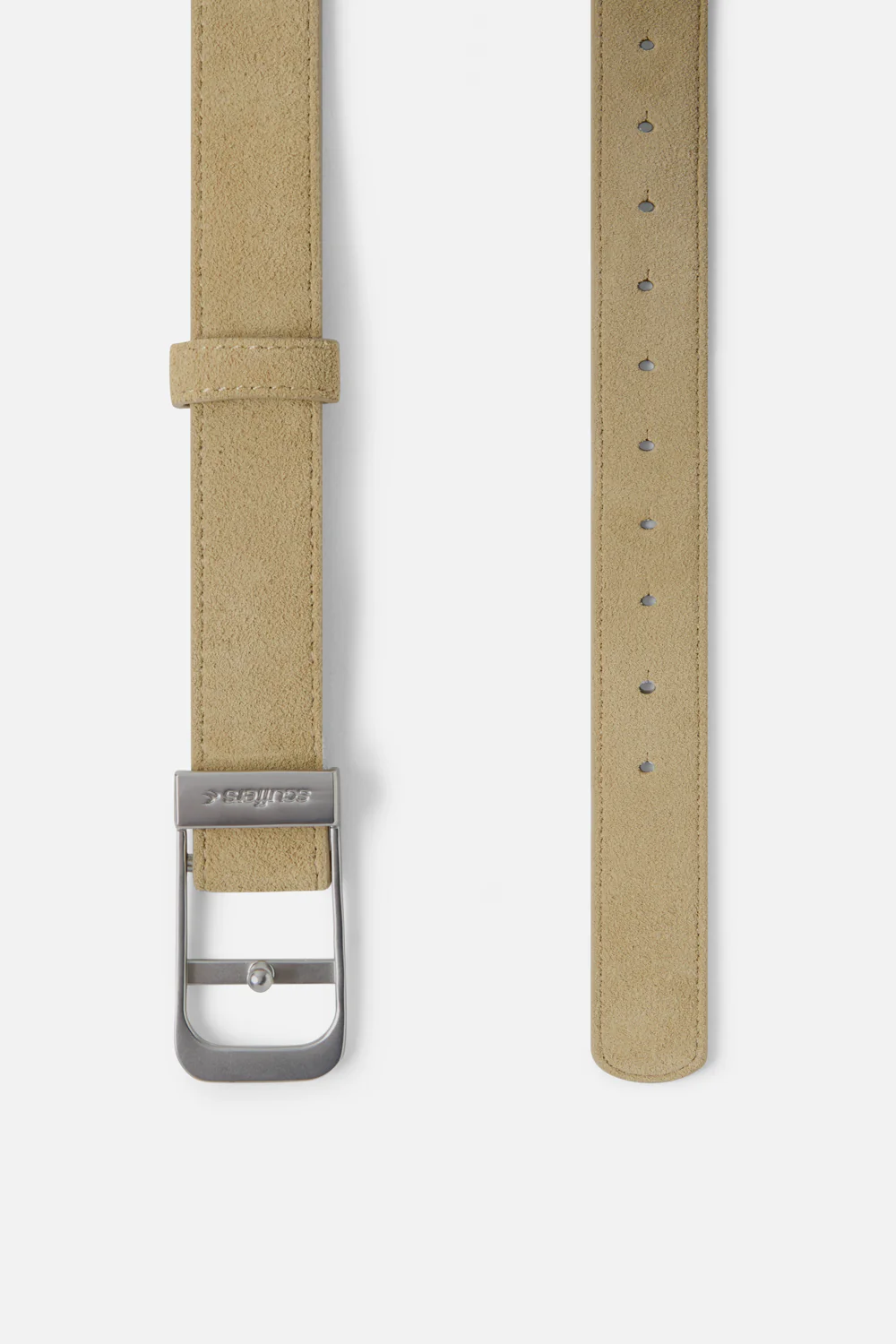 Suede Ecru Belt - Image 3