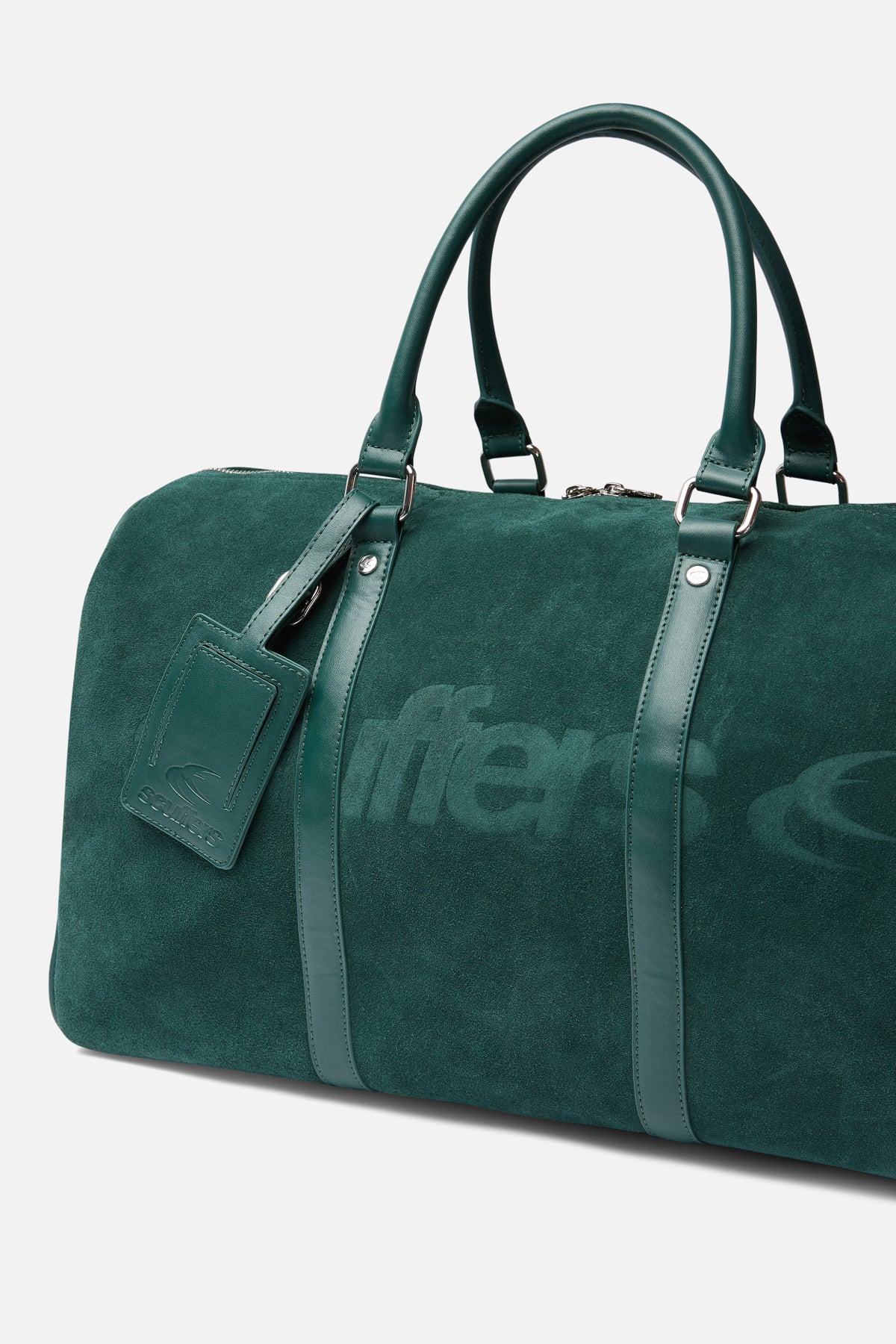 Suede Green Duffle Bag - Image 6