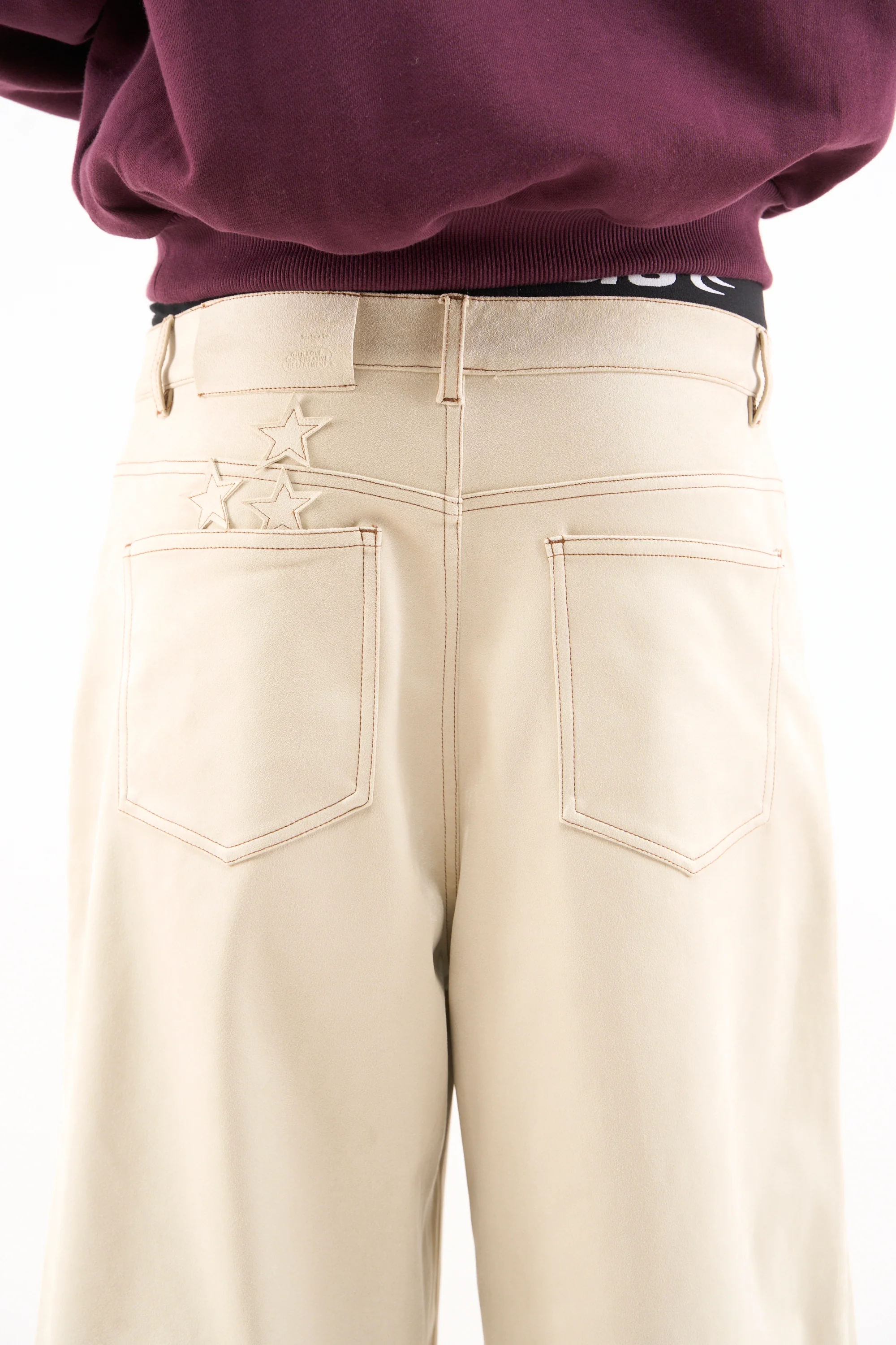 Suede Grey Jumbo Pants - Image 10