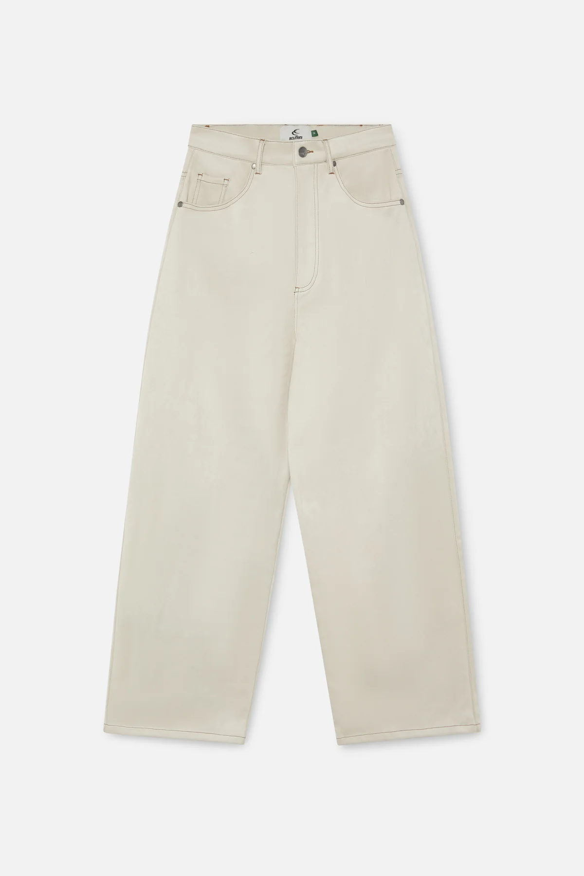Suede Grey Jumbo Pants - Image 4