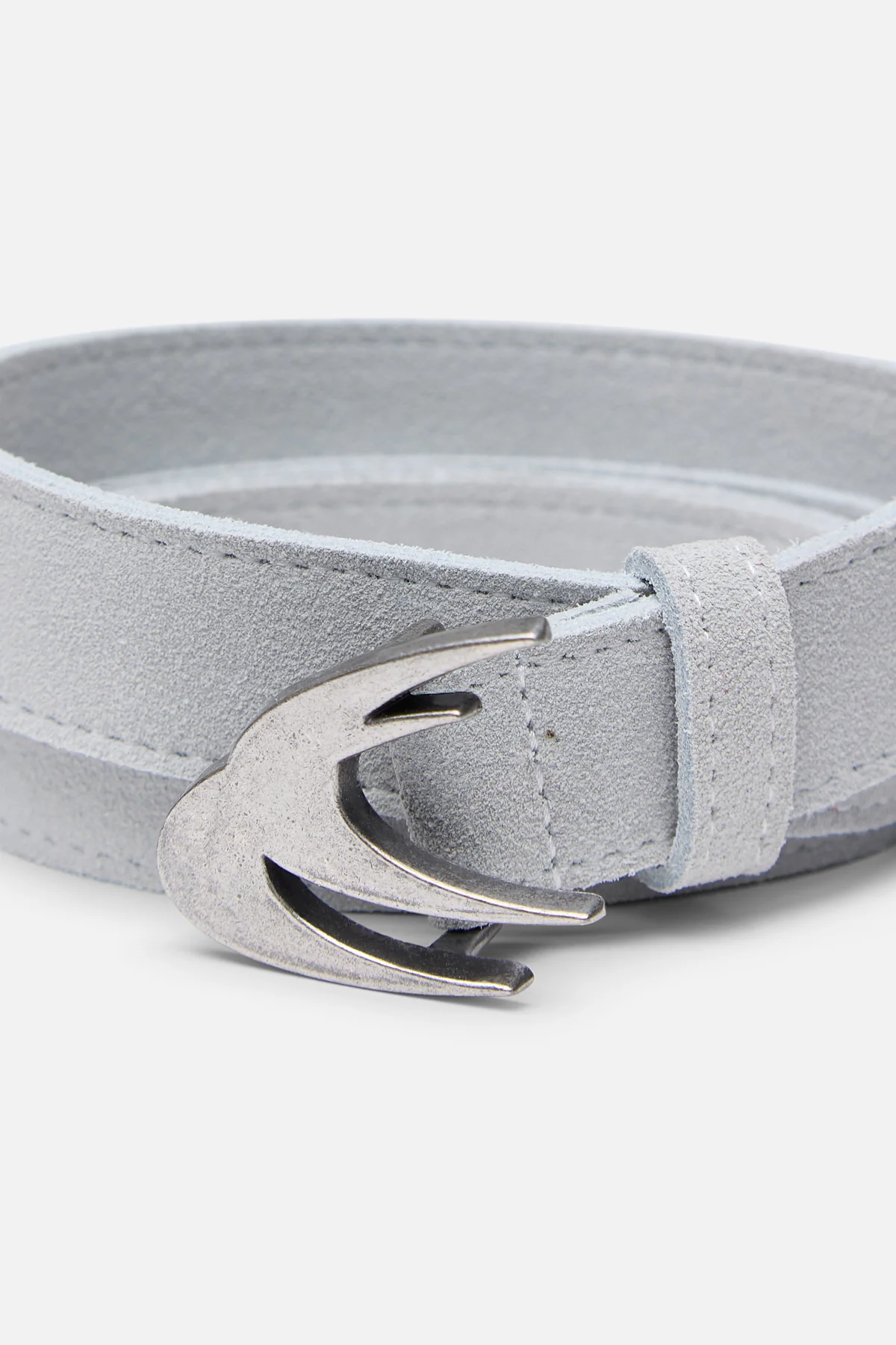 Suede White Belt - Image 3