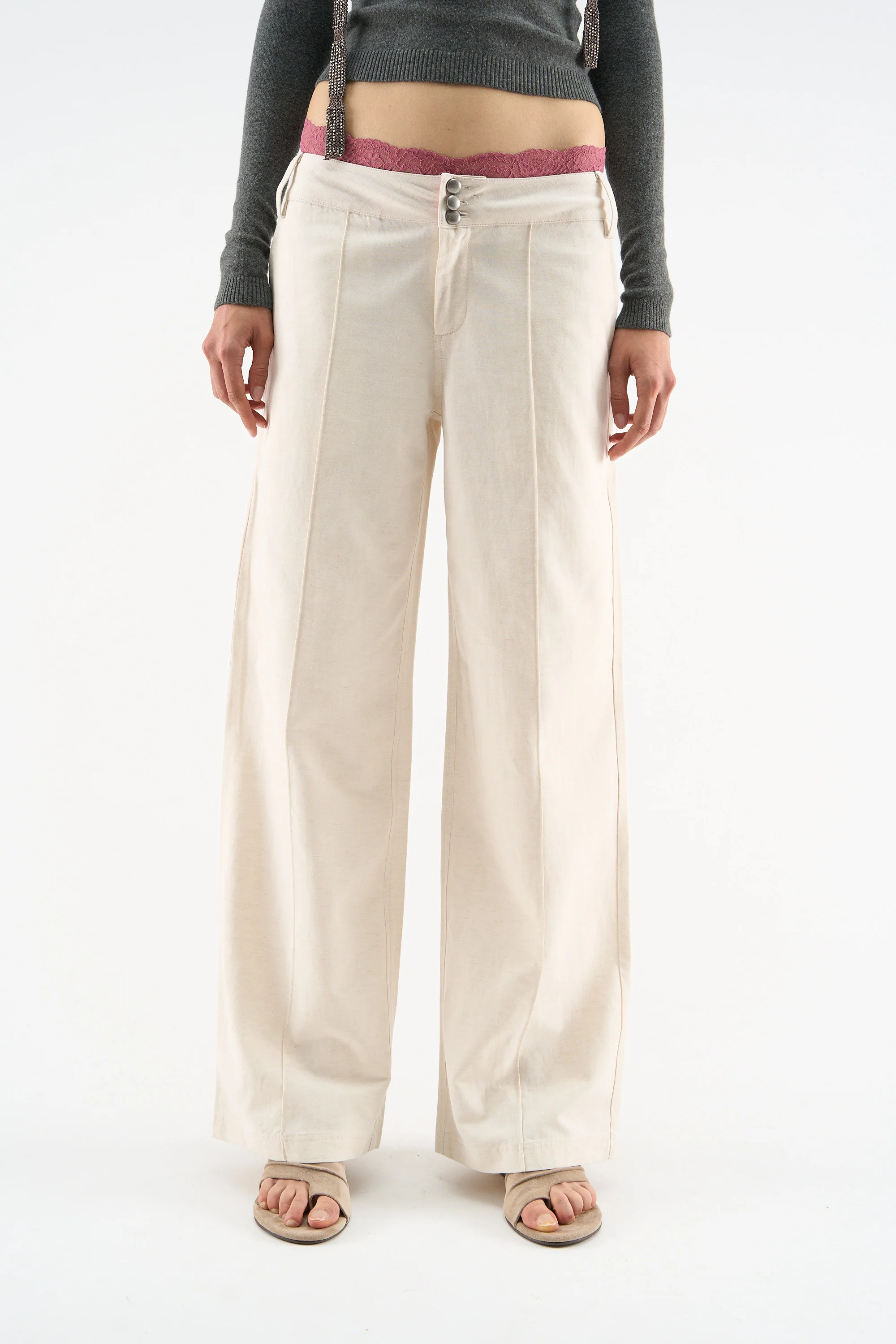 Summer Tailoring White Pants - Image 11