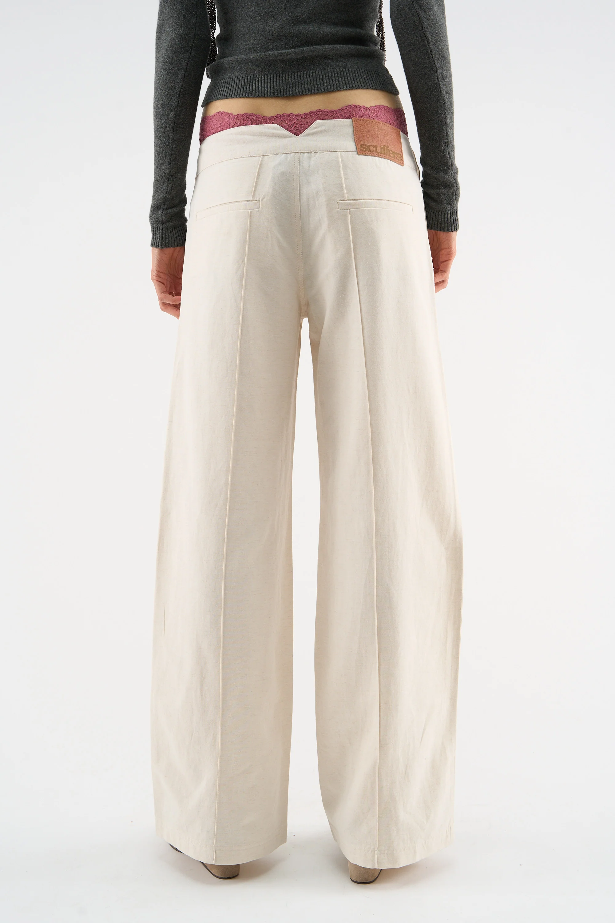 Summer Tailoring White Pants - Image 3