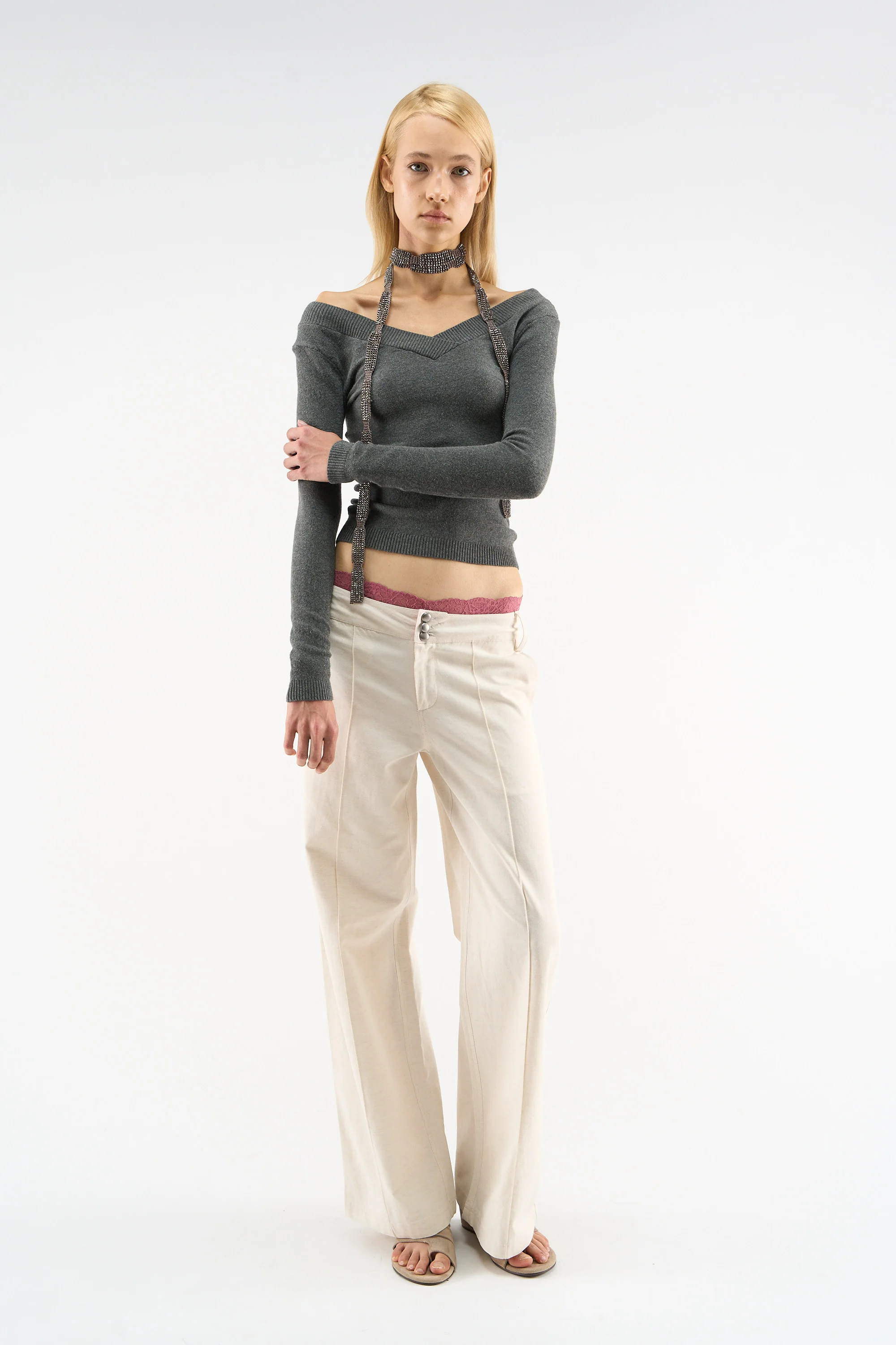 Summer Tailoring White Pants - Image 8