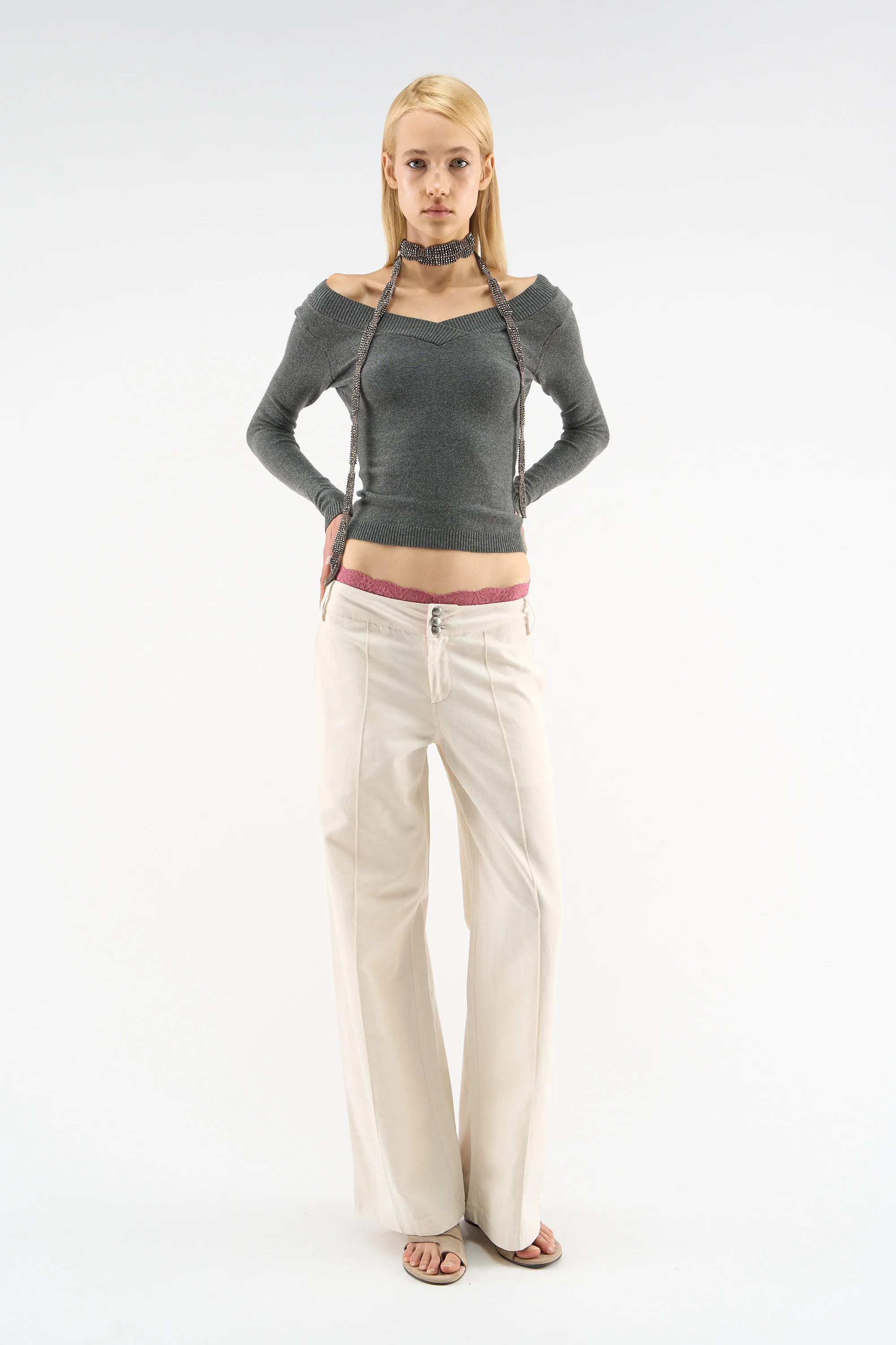 Summer Tailoring White Pants - Image 9