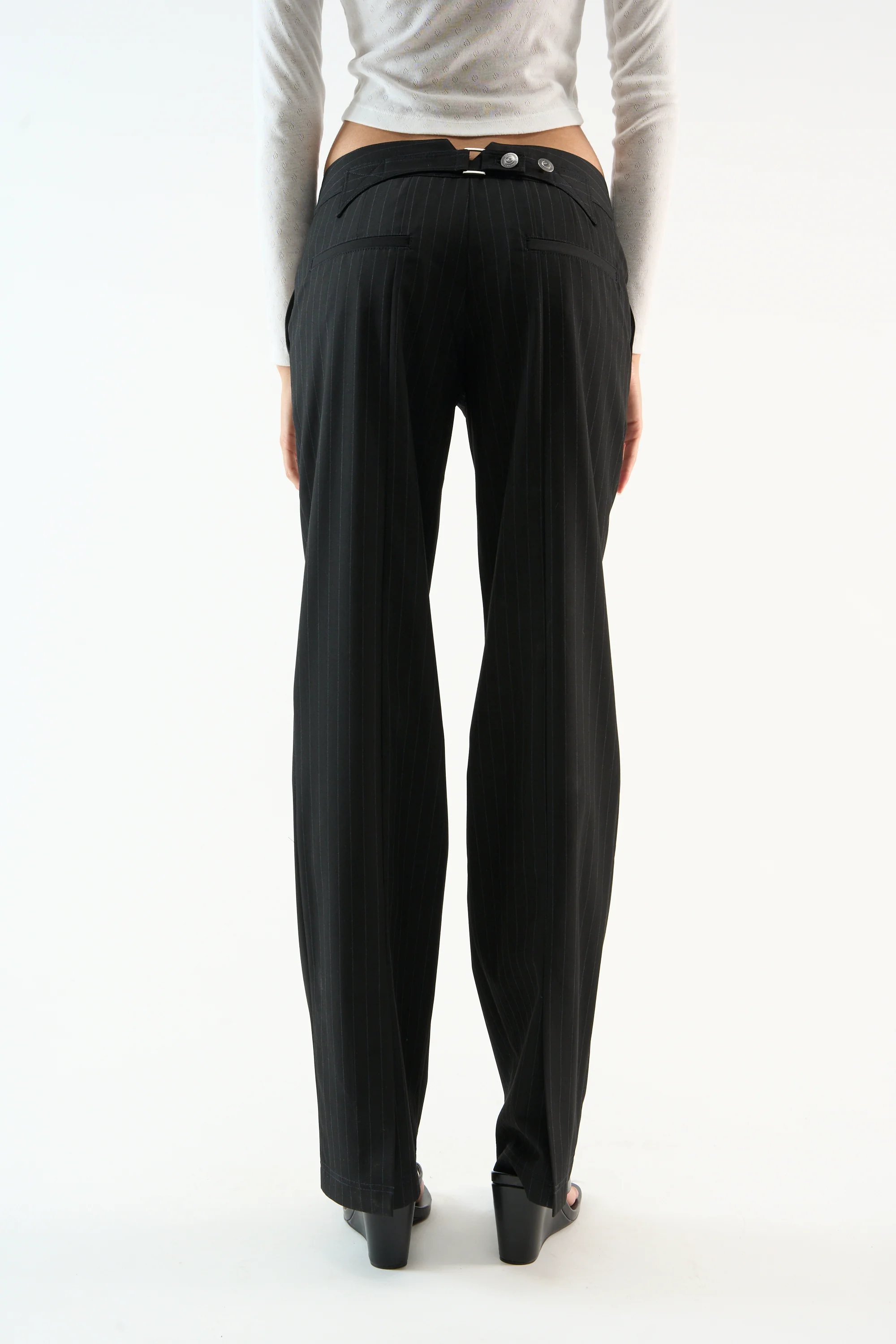 Tailoring Dark Striped Pants - Image 6