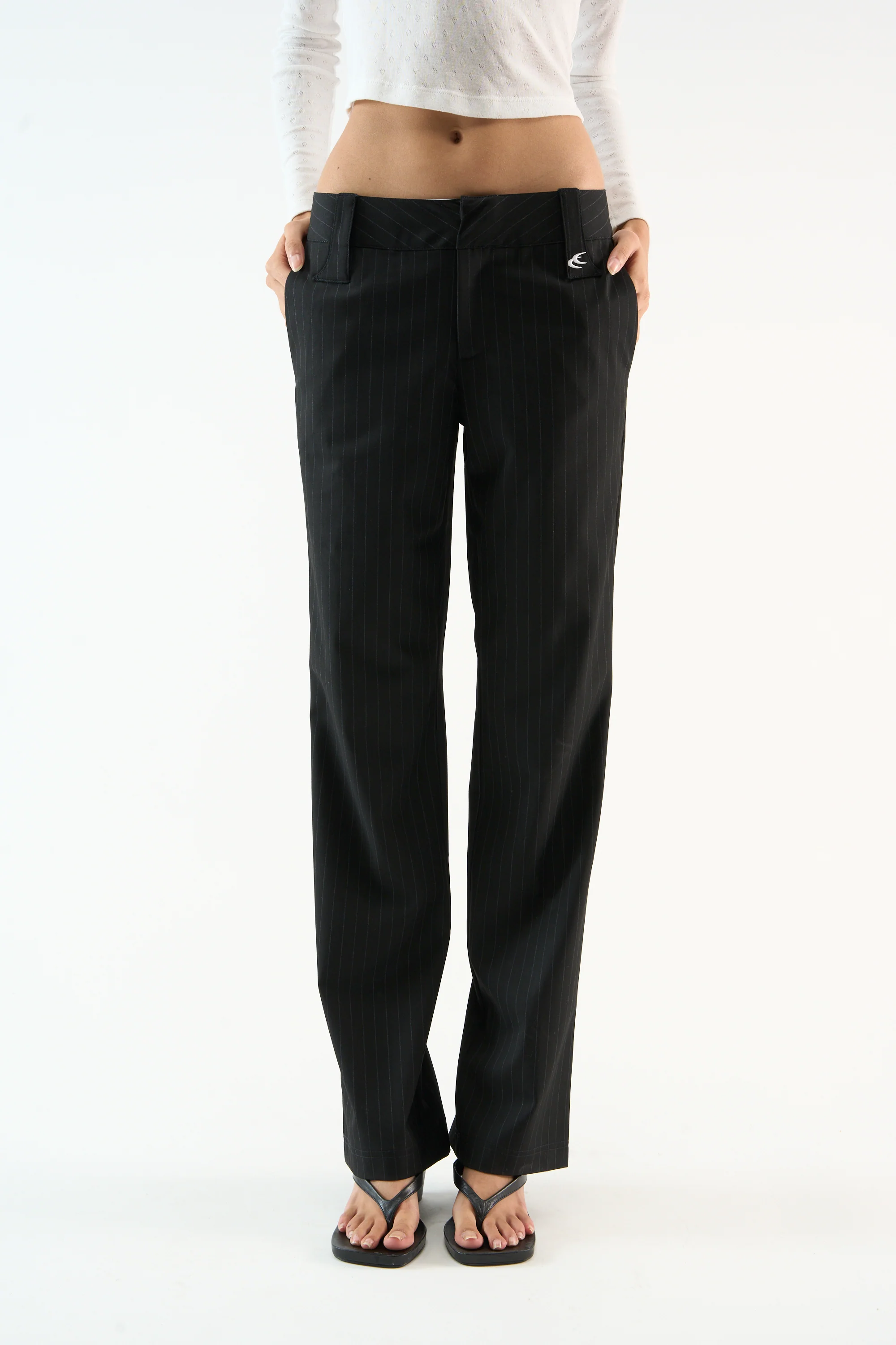 Tailoring Dark Striped Pants - Image 8