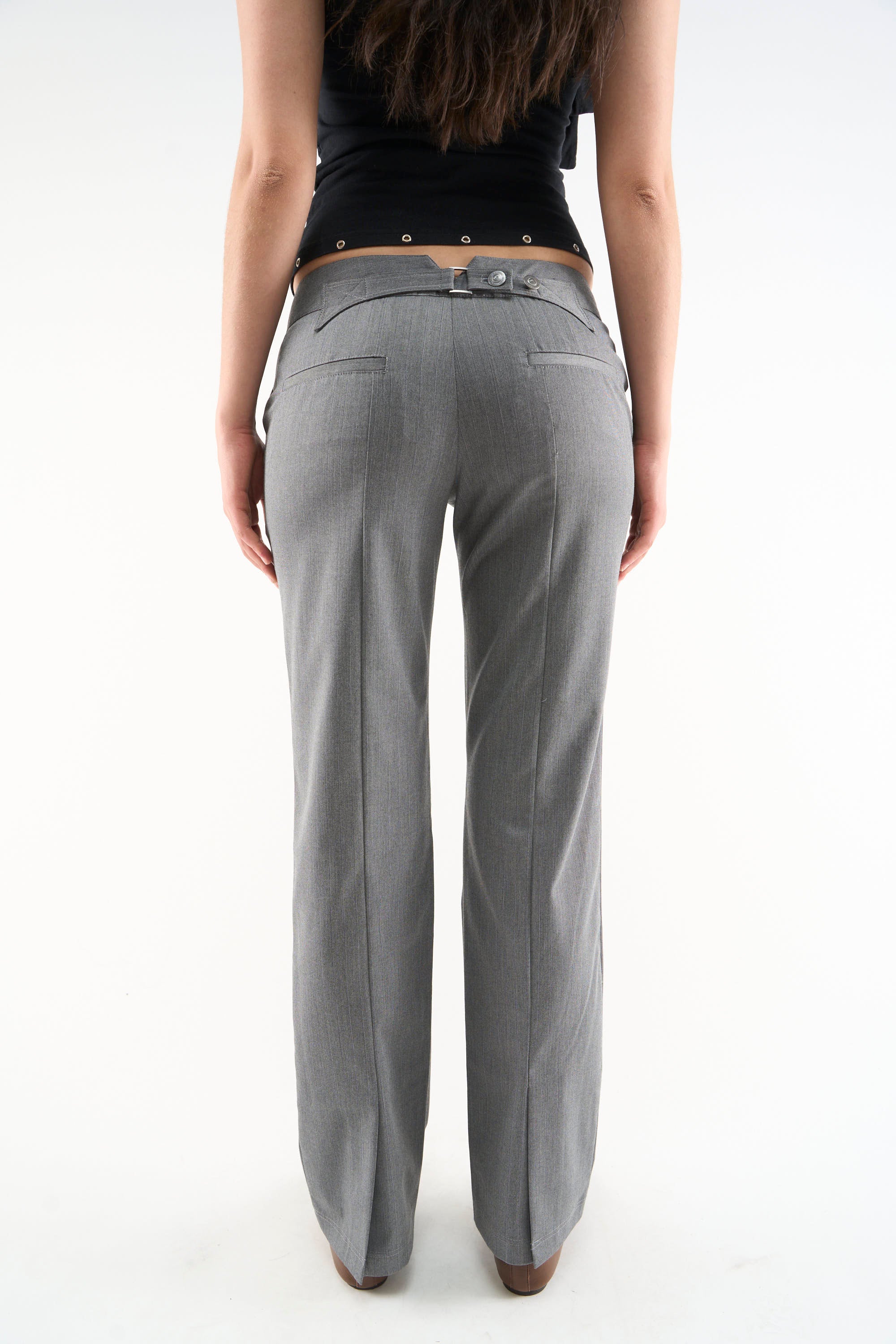 Tailoring Grey Striped Pants - Image 3