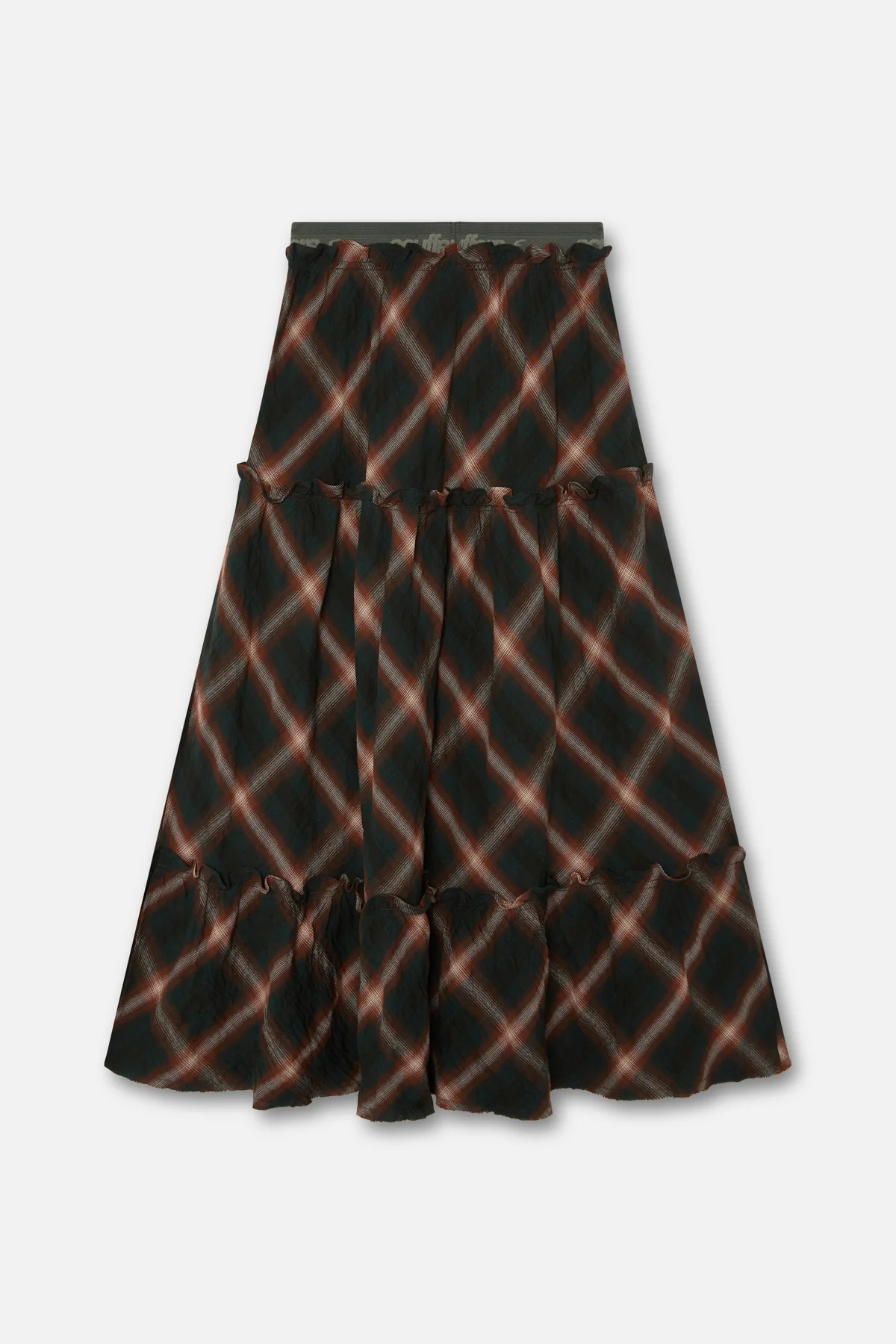 Tartan Midi Skirt - Image 3