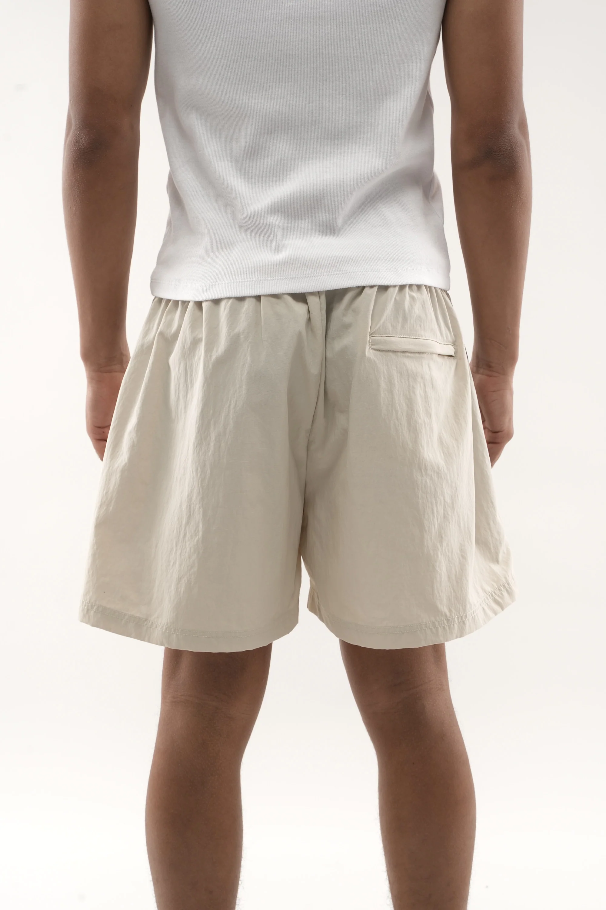 Tech Ecru Shorts - Image 6