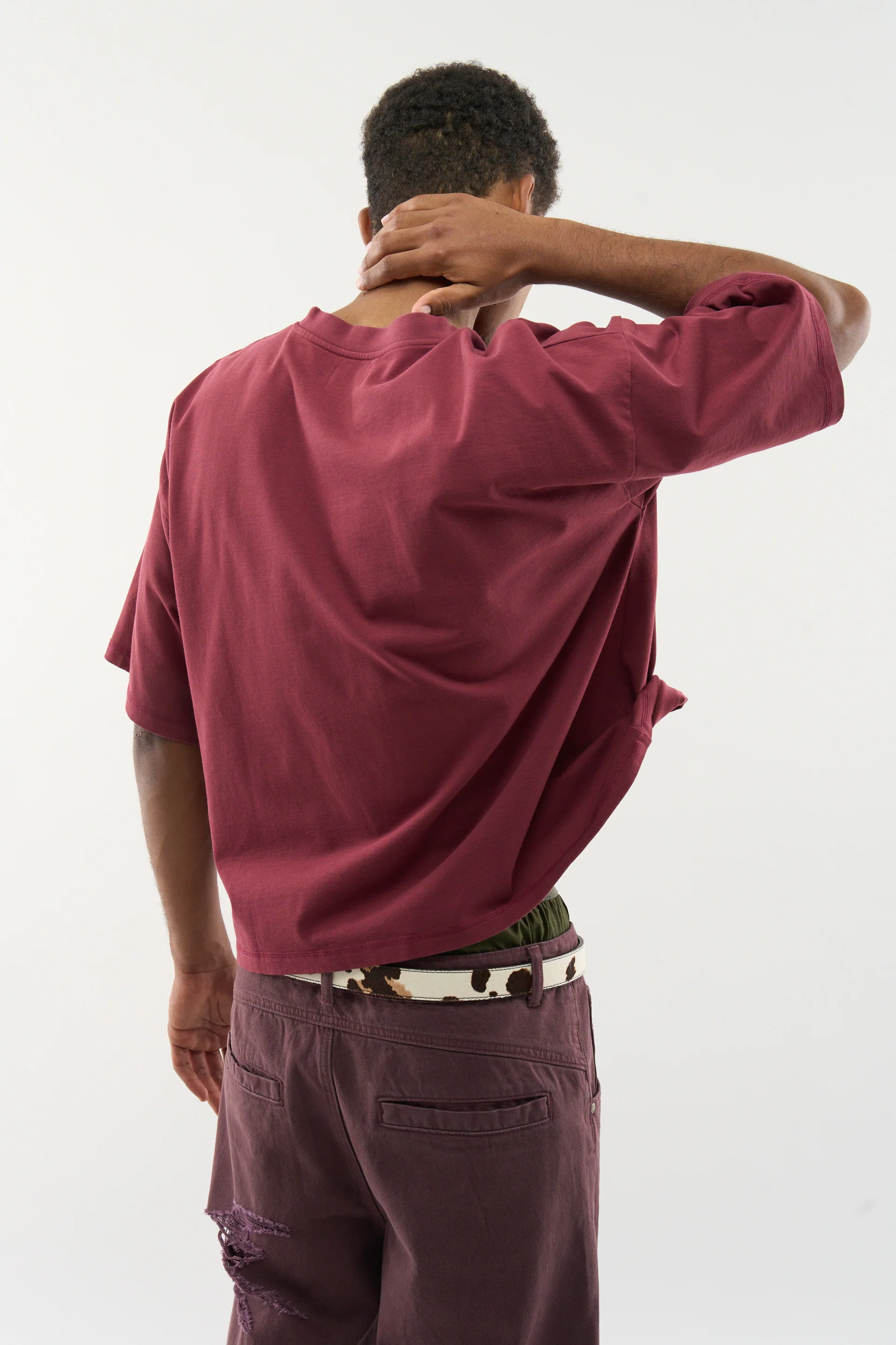 Tiger Burgundy T-Shirt - Image 4