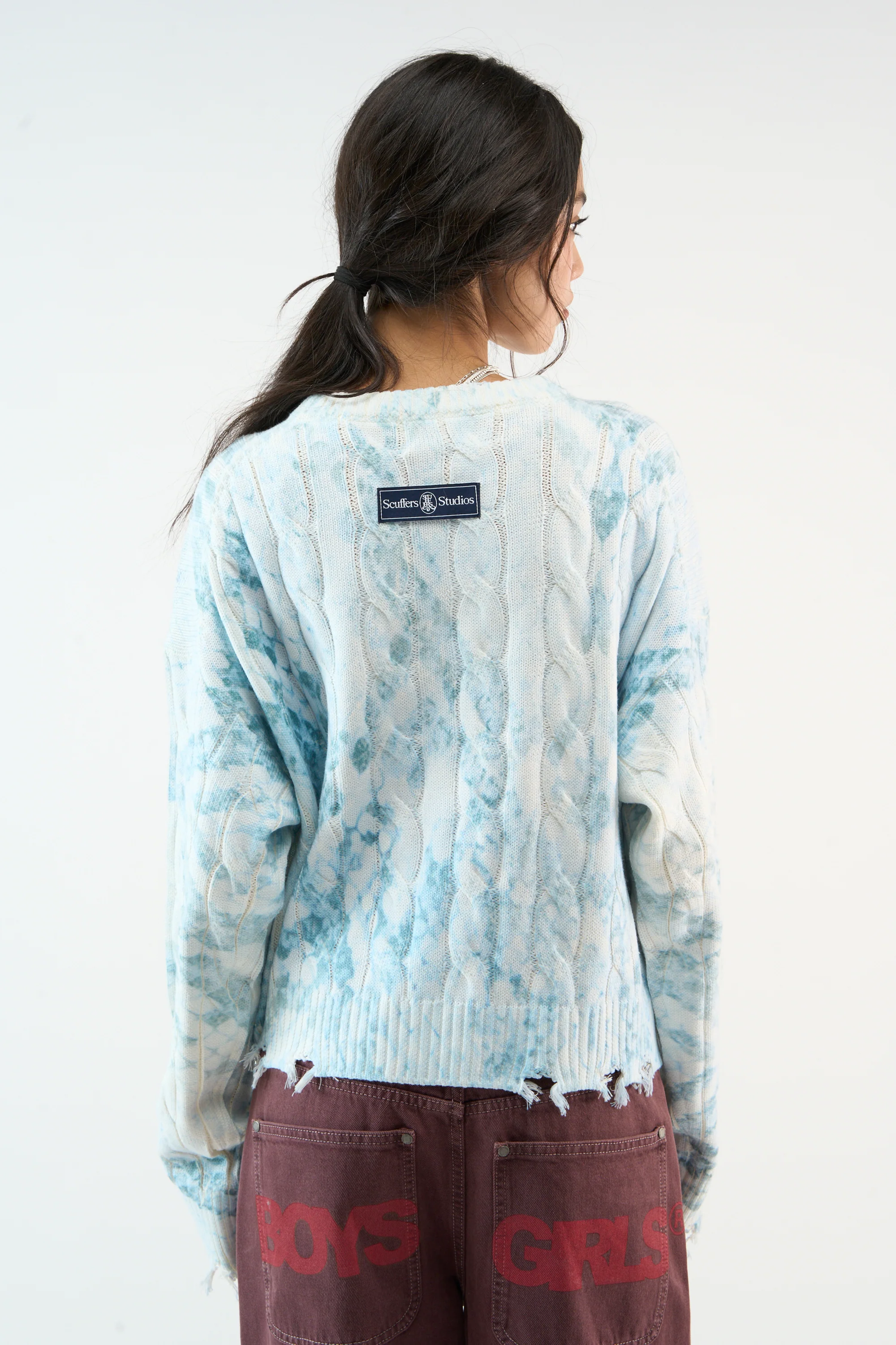 Trench Blue Snake Knit - Image 3
