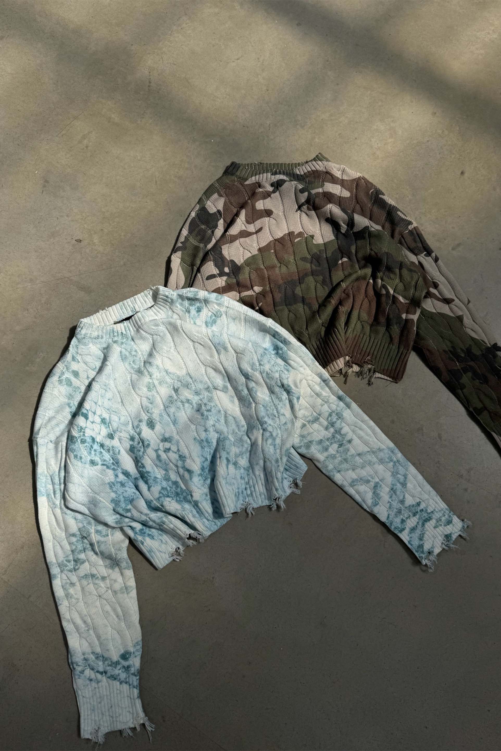 Trench Blue Snake Knit - Image 5
