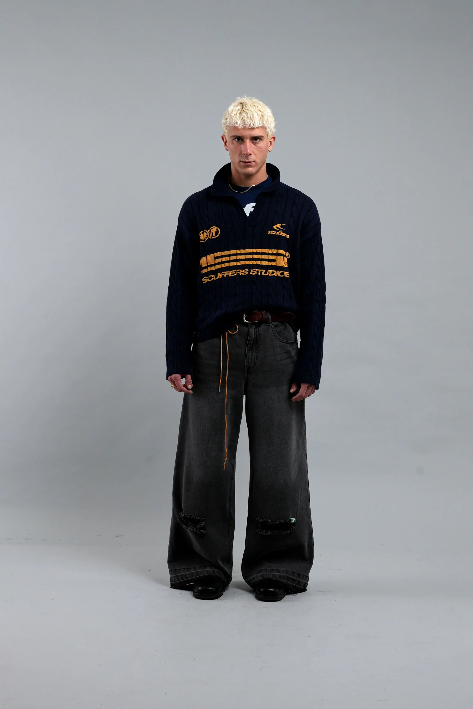 Trench Dark Blue Polo - Image 4