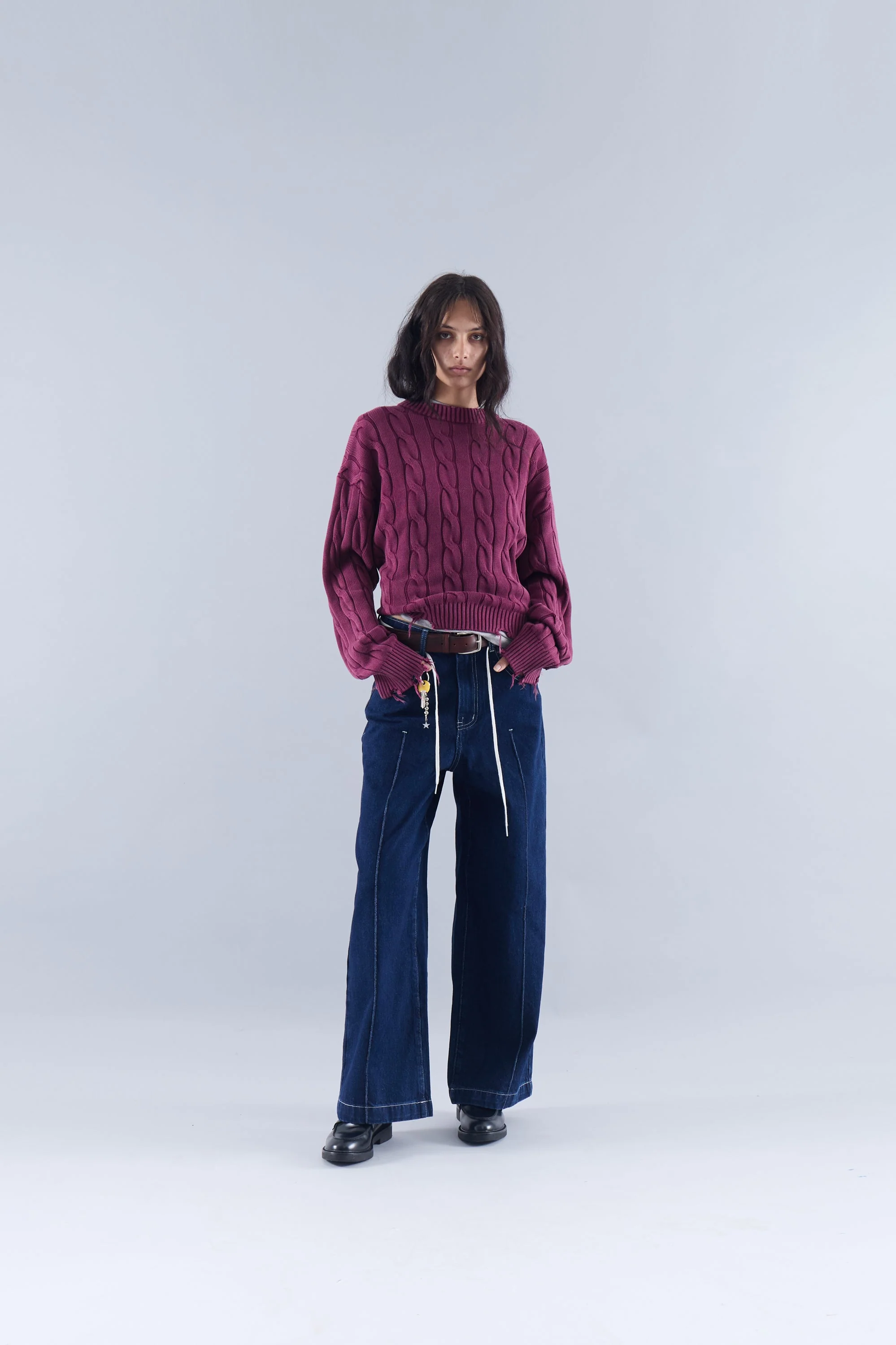 Trench Jersey Burgundy - Image 11