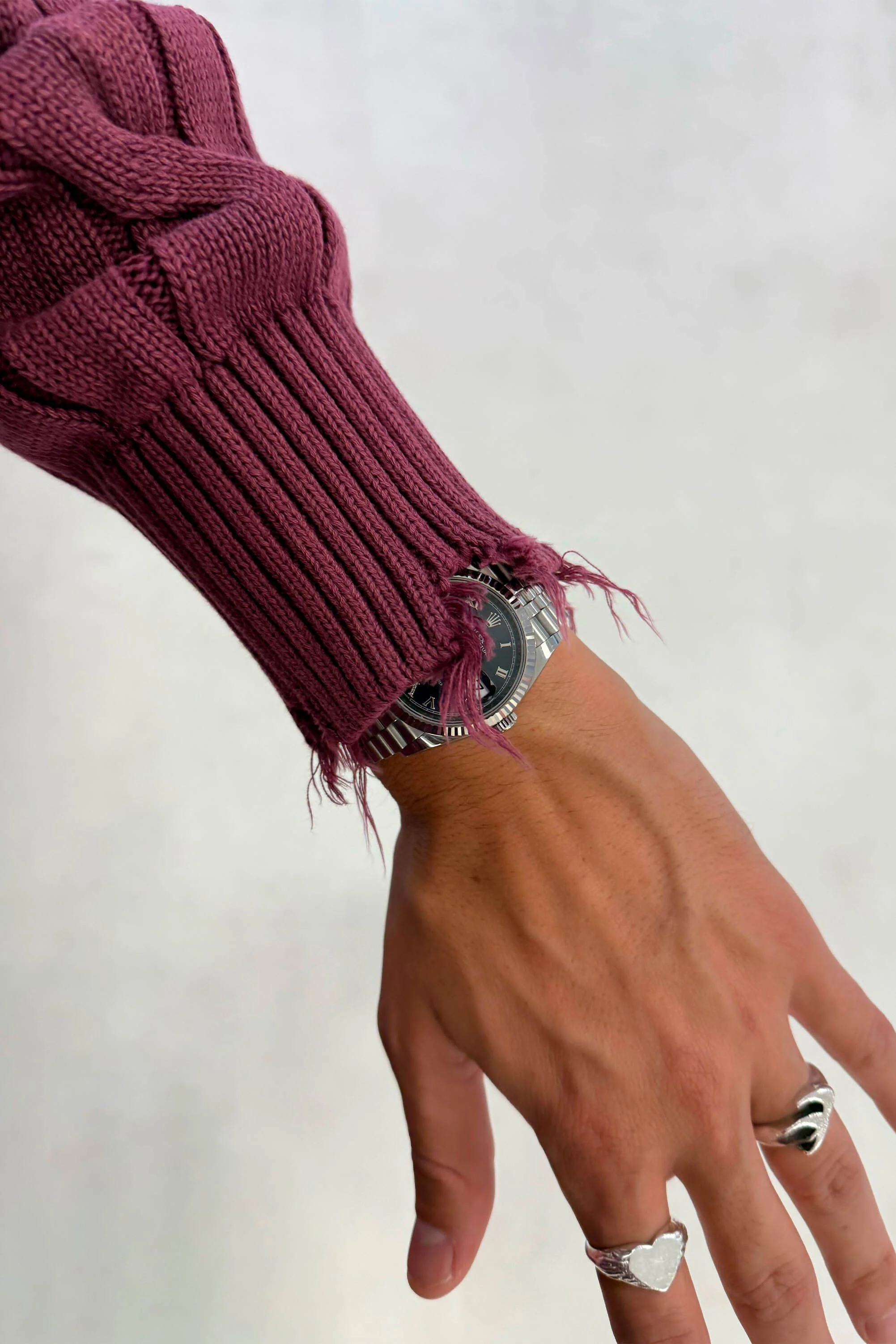 Trench Jersey Burgundy - Image 15