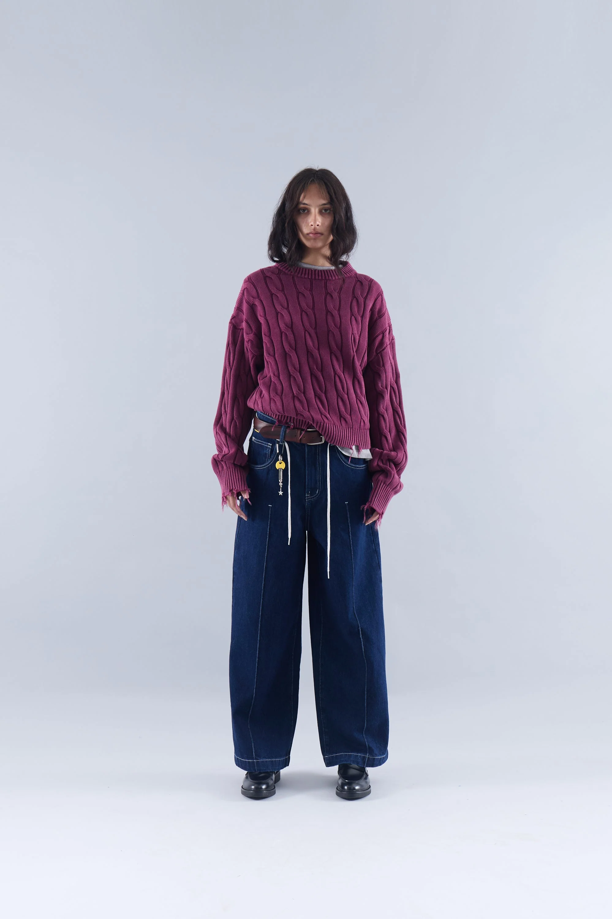Trench Jersey Burgundy - Image 8
