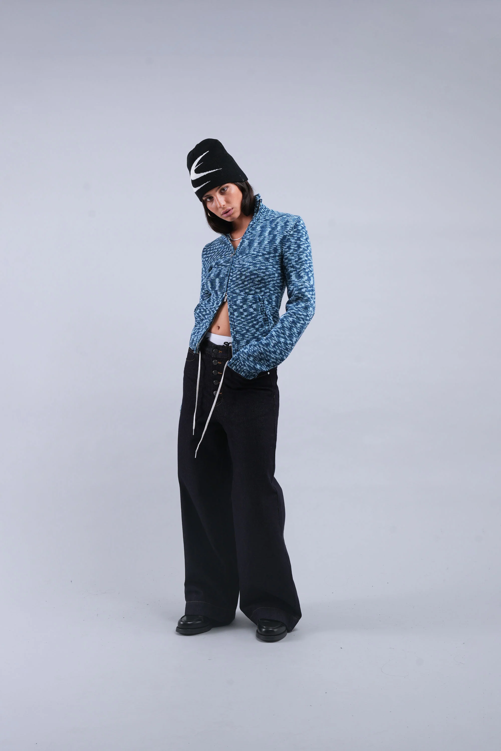 Tropic Blue Knit Zipper - Image 10