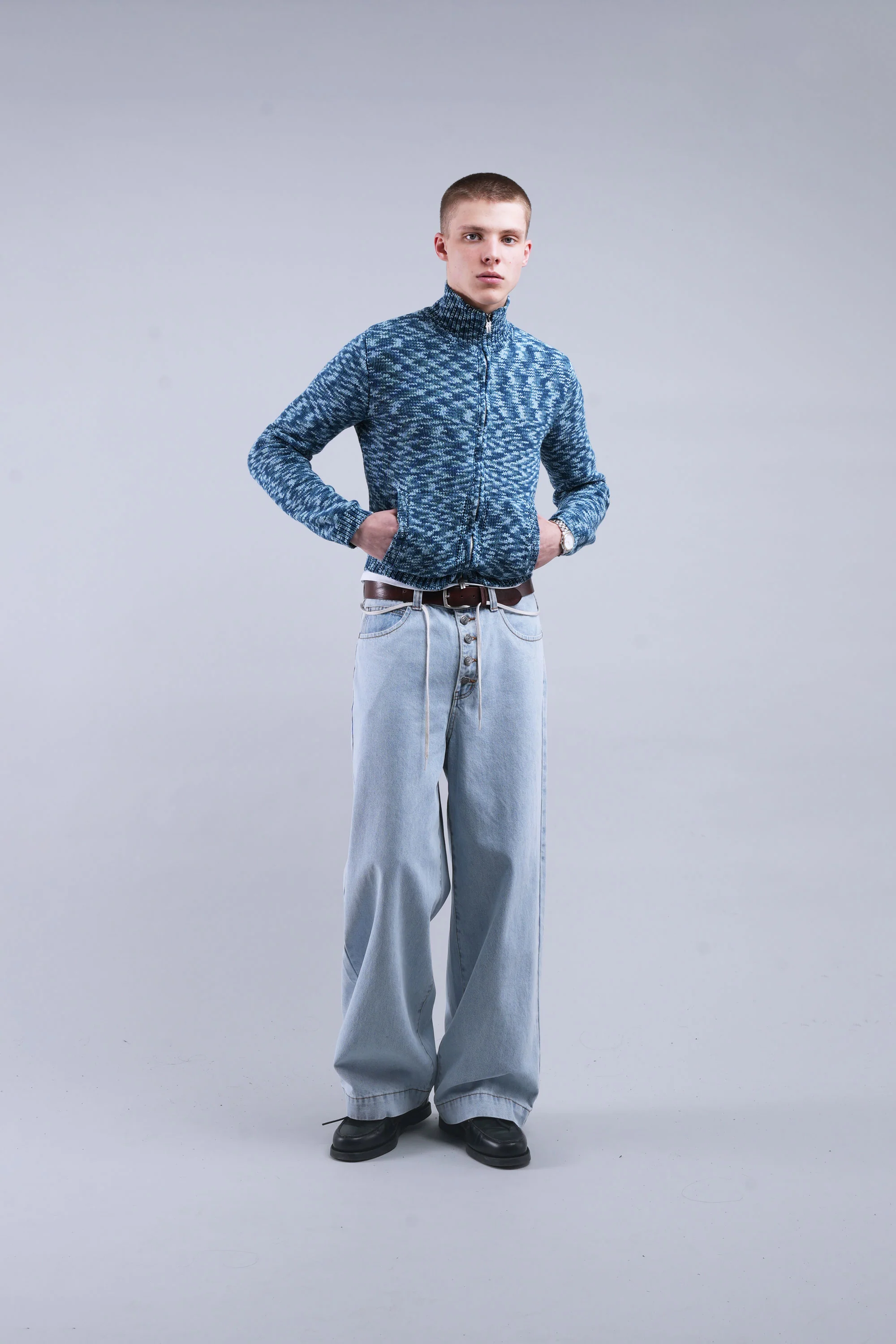 Tropic Blue Knit Zipper - Image 6