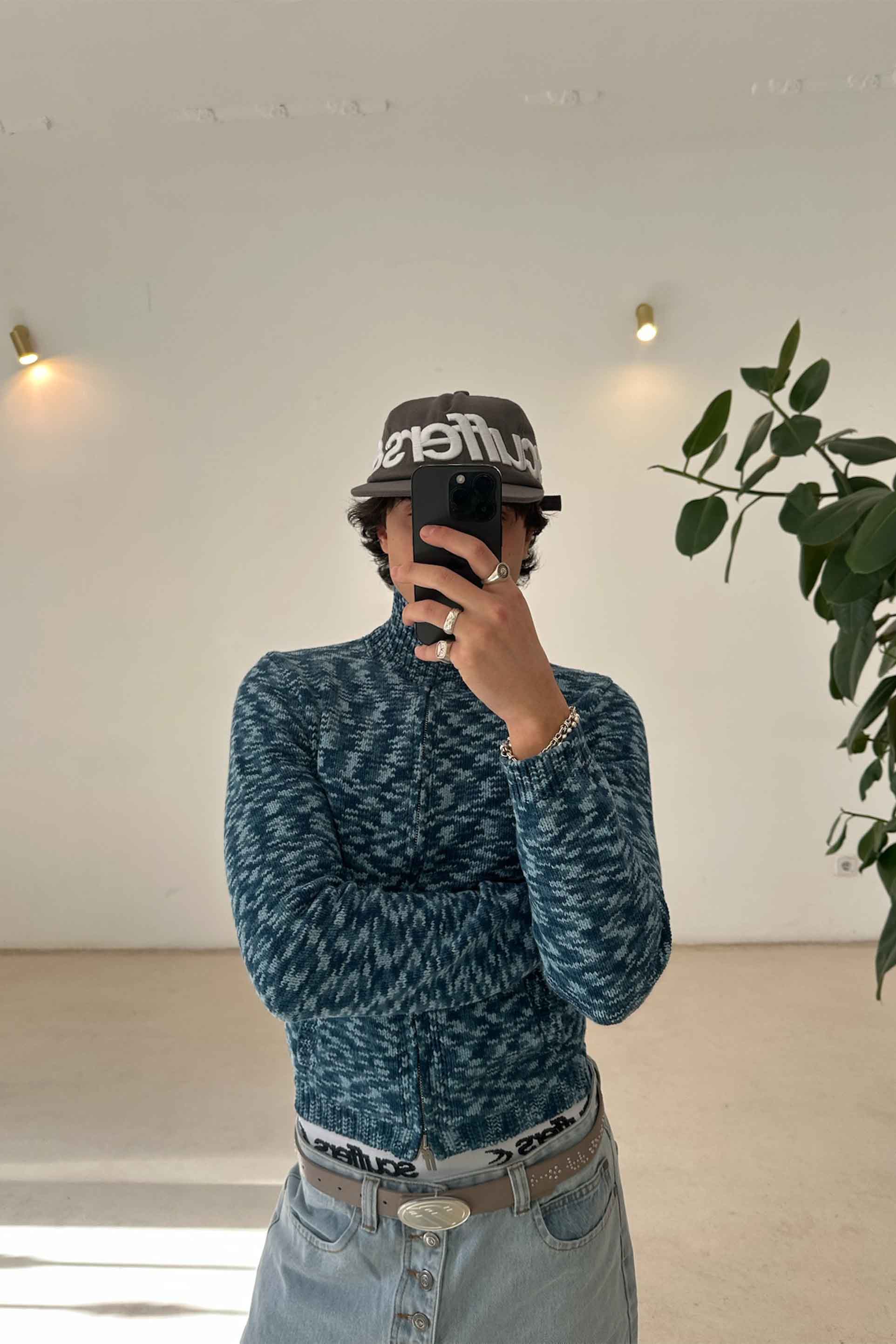 Tropic Blue Knit Zipper - Image 8
