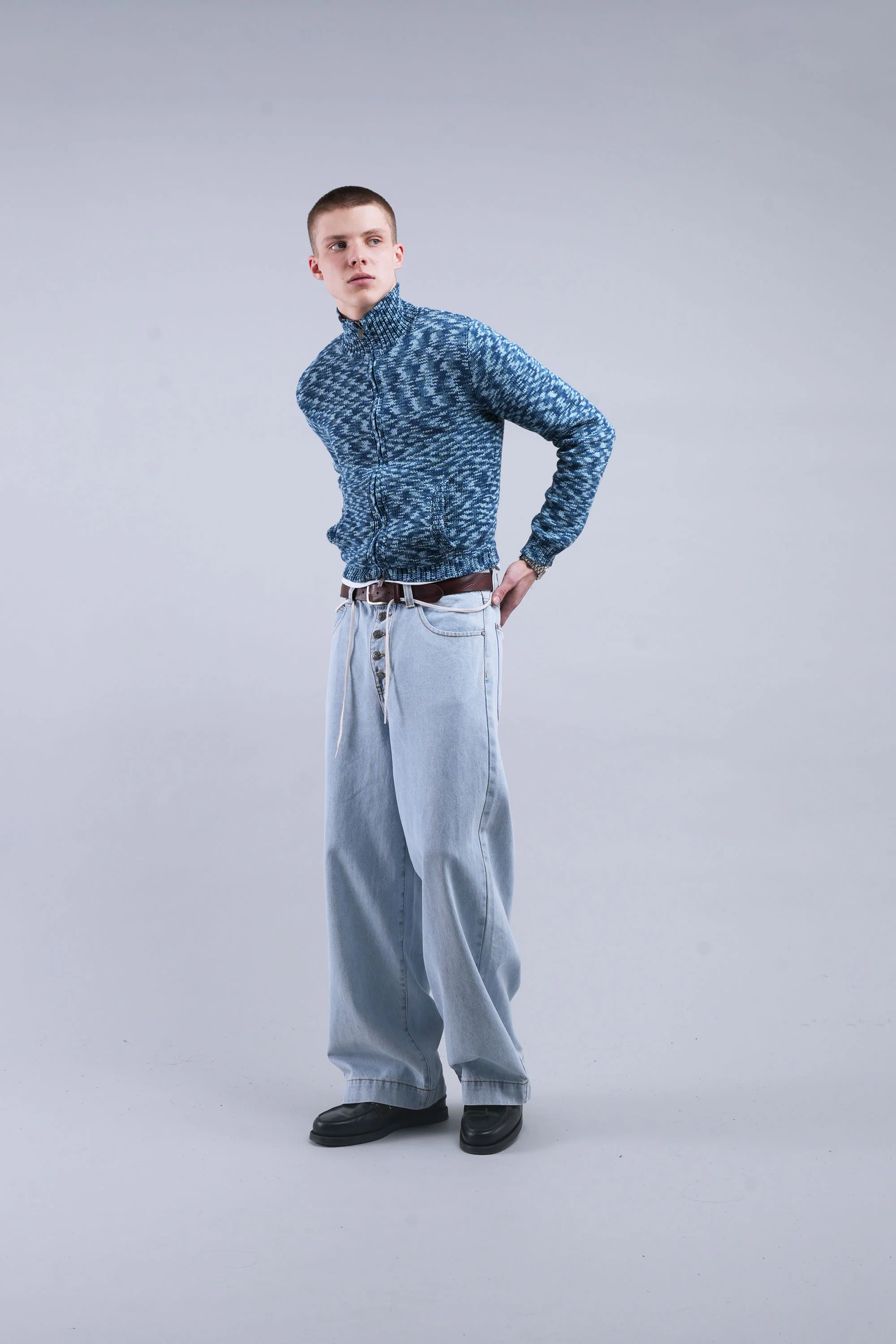 Tropical Light Blue Pants - Image 9