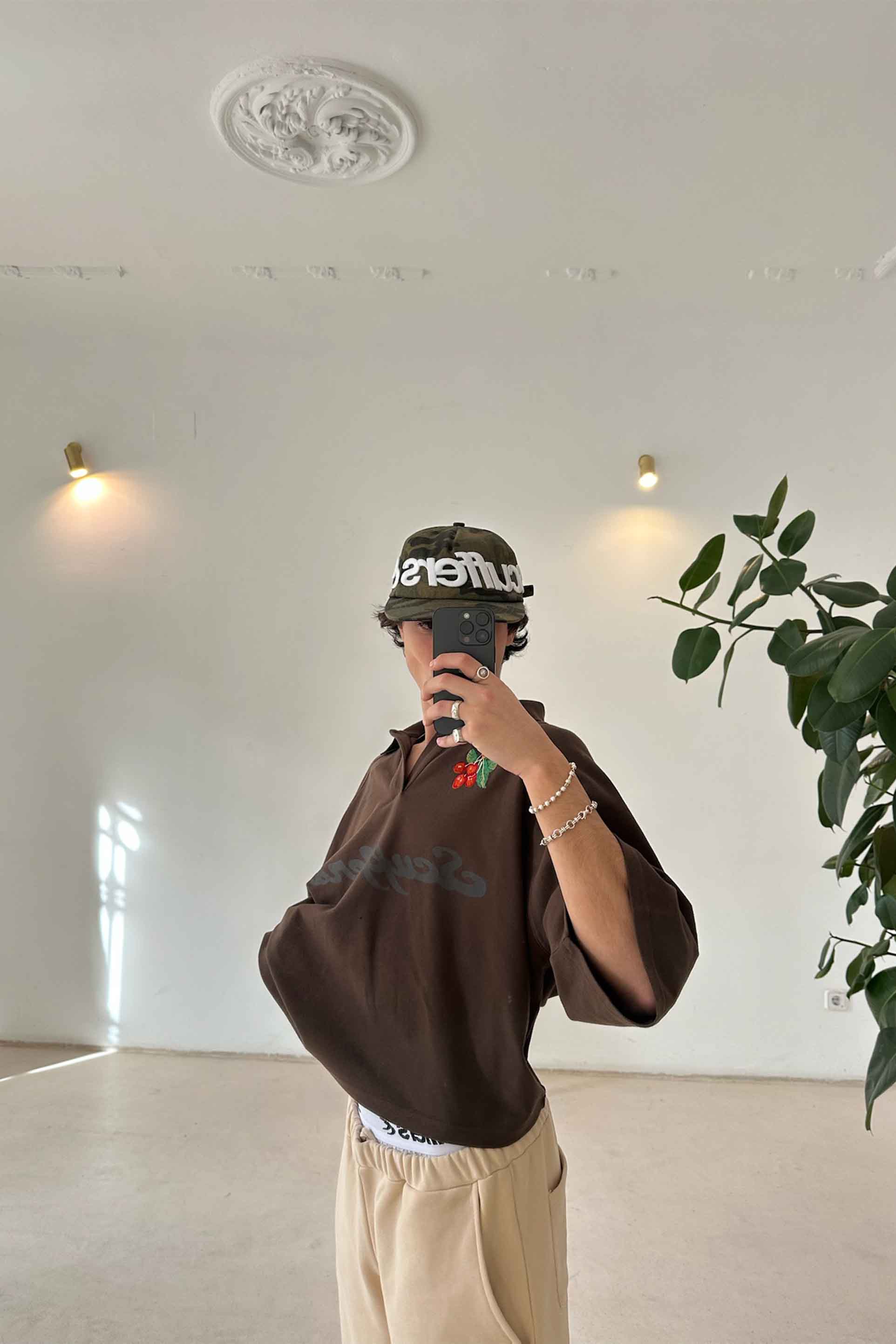 Tropical Brown Polo - Image 2