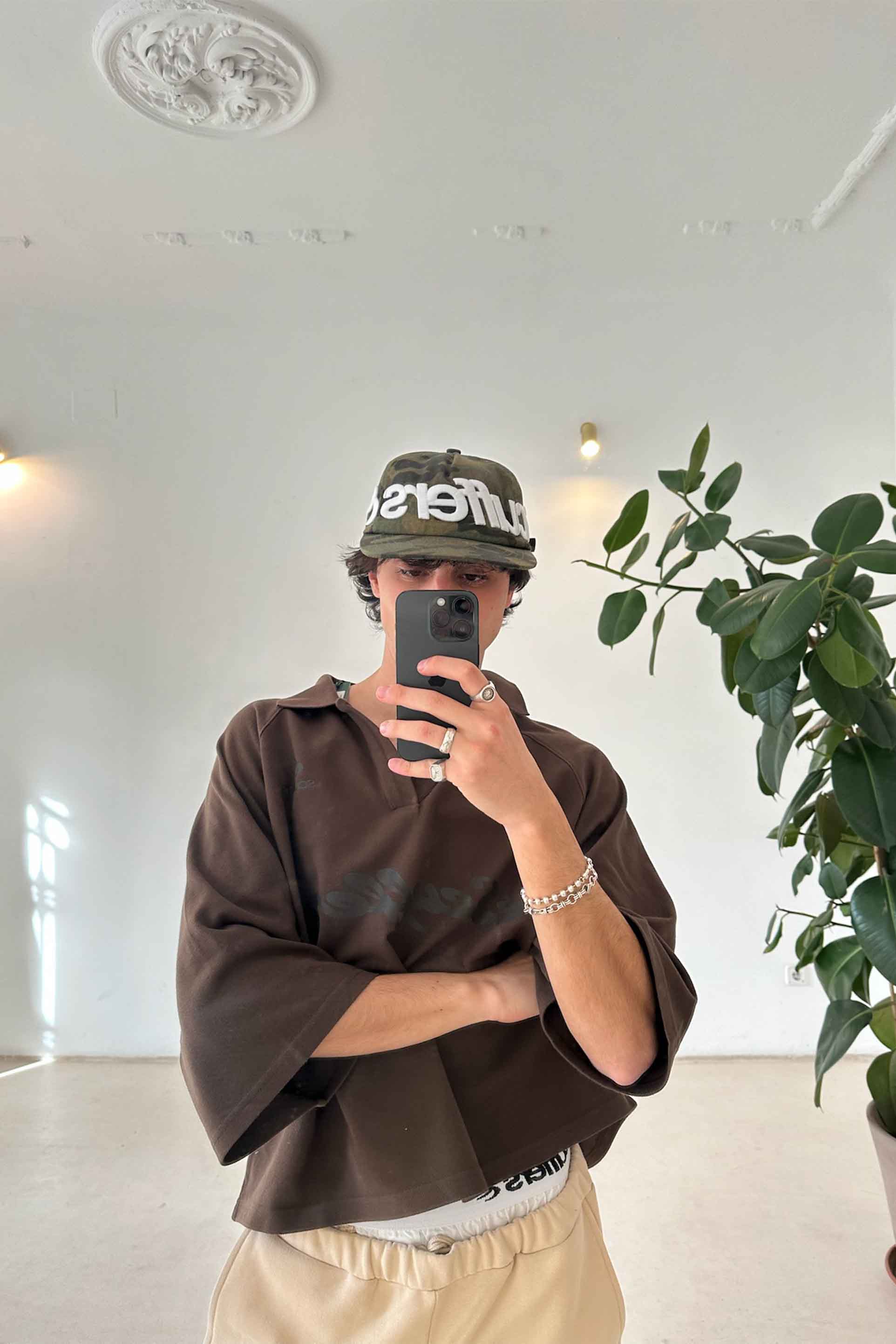 Tropical Brown Polo - Image 4