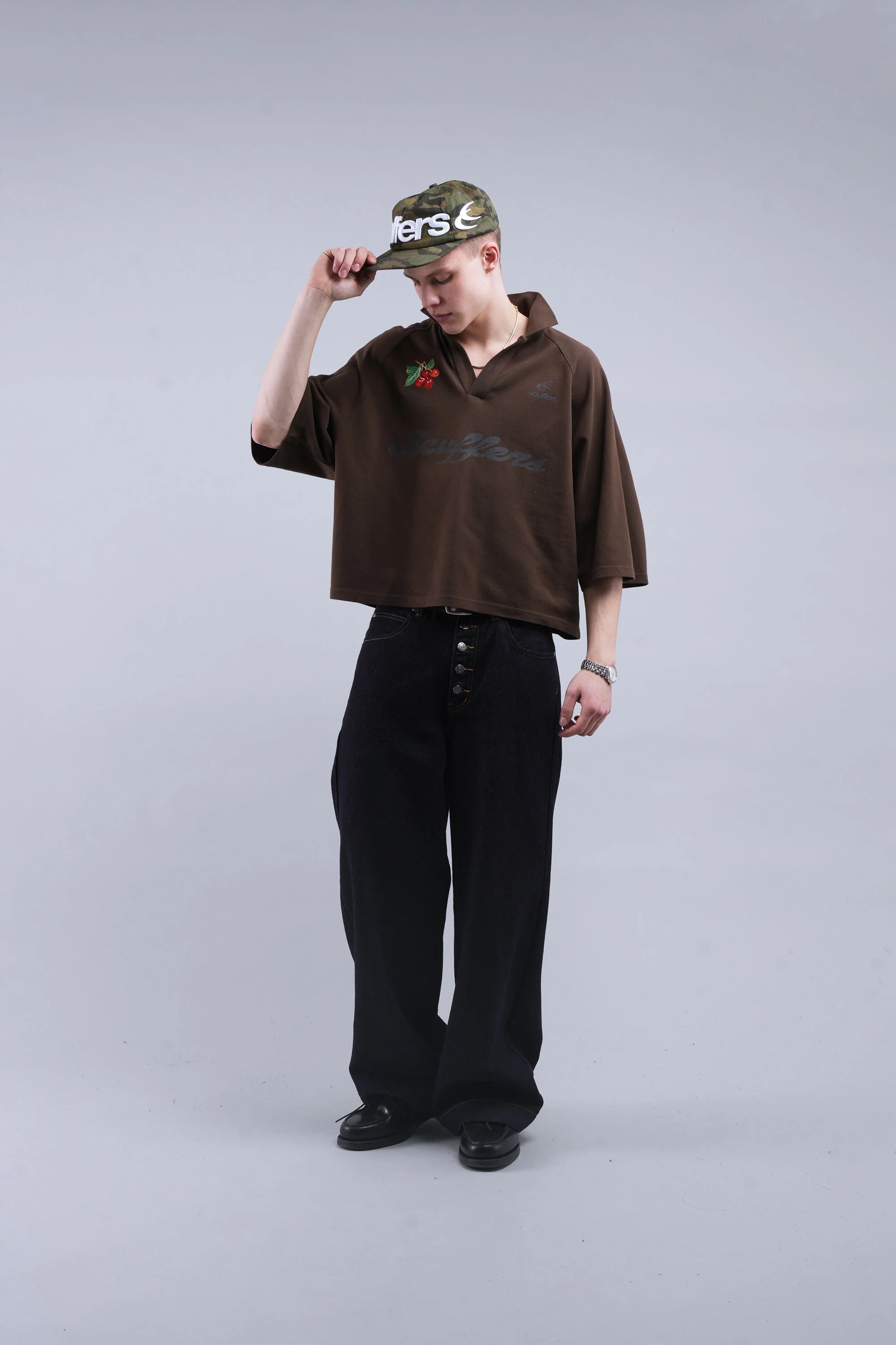 Tropical Brown Polo - Image 6