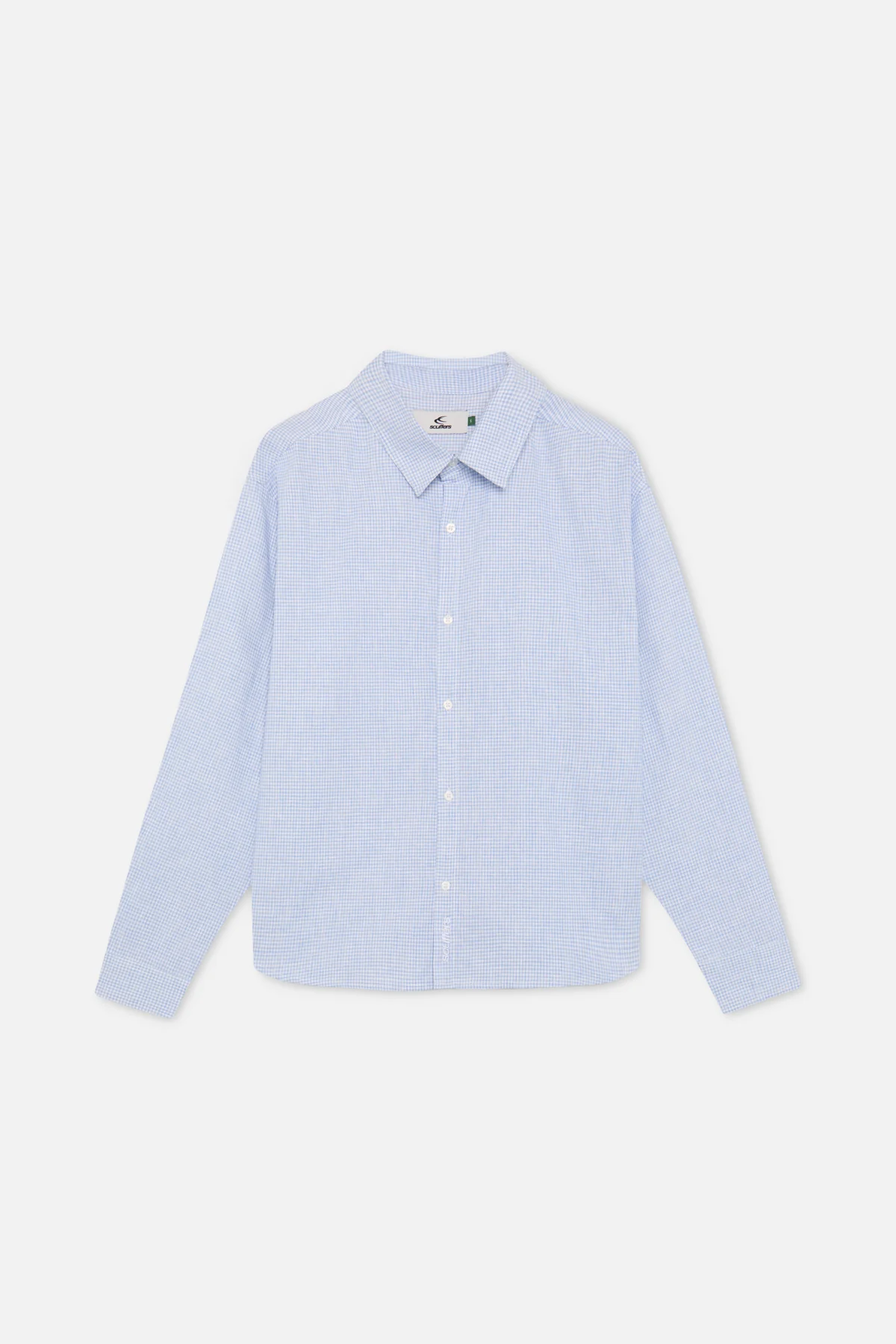Twin Checkered Blue Shirt - Image 3