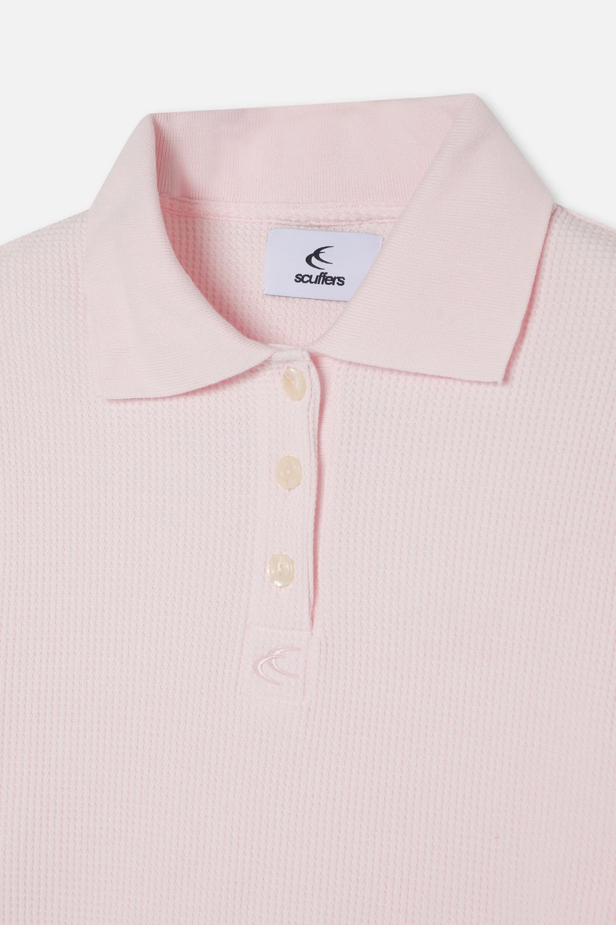 Waffle Pink Polo - Image 8