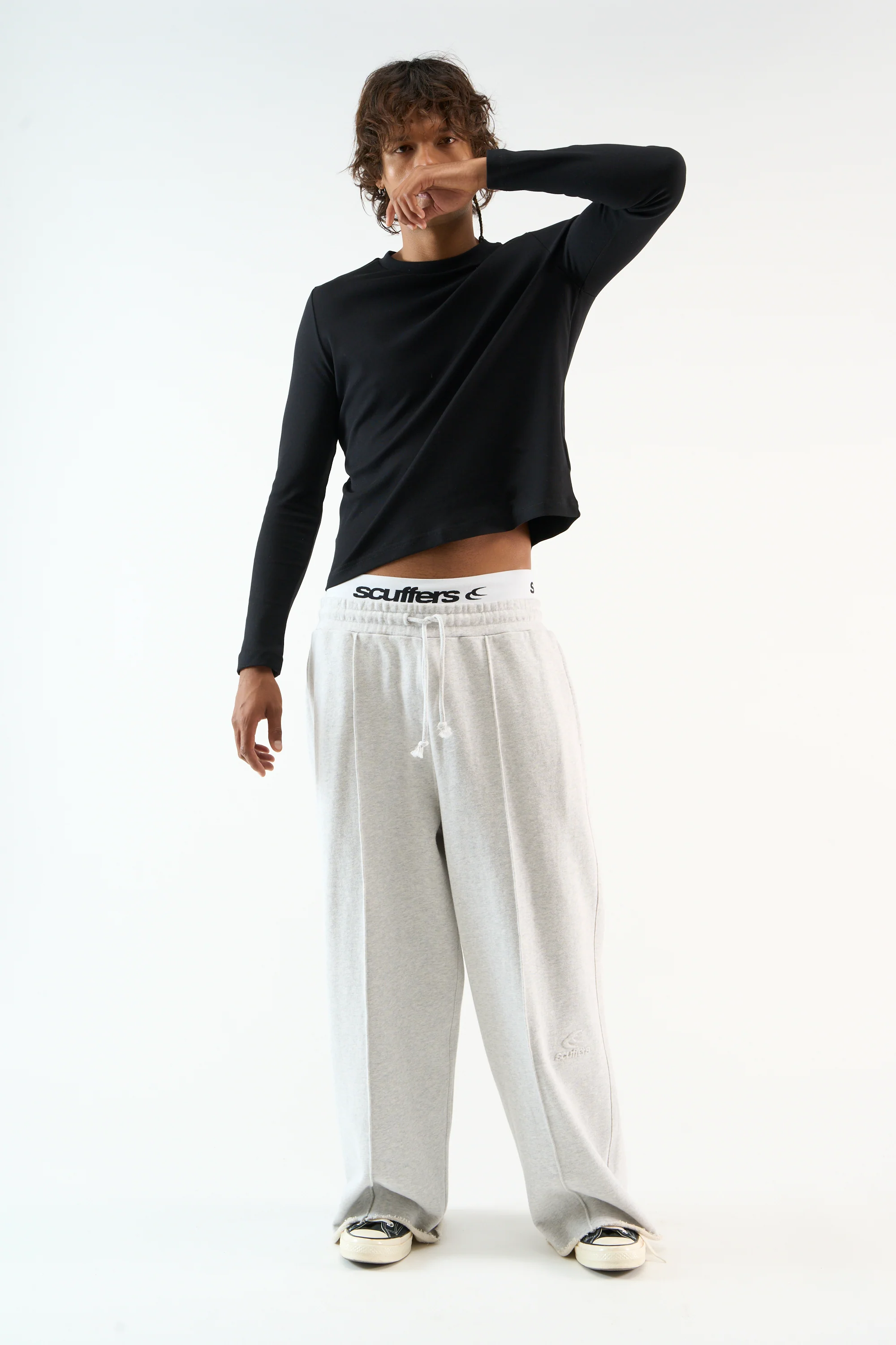 Weekender Grey Melange Pants - Image 2