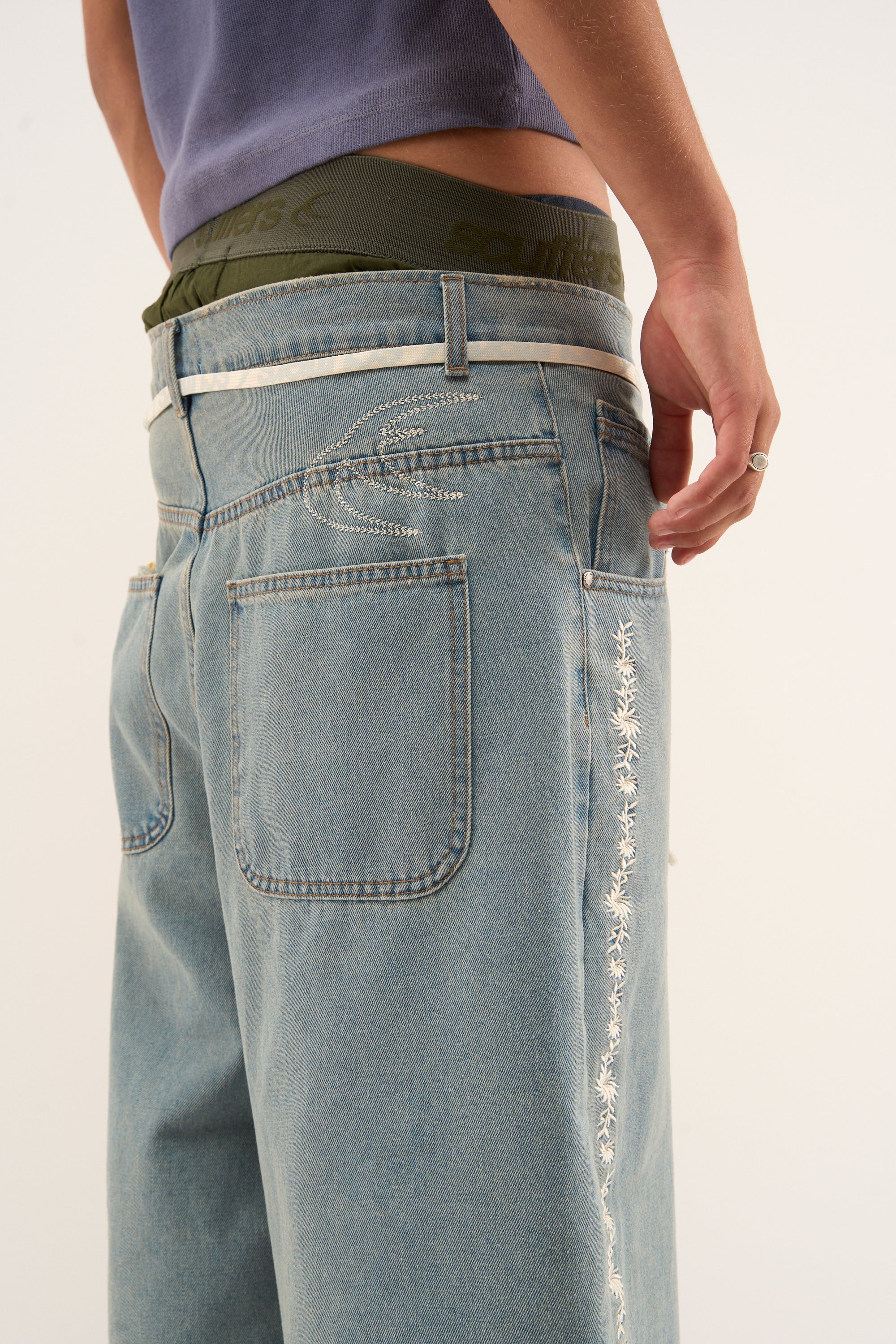 Woodstock Blue Shorts - Image 7
