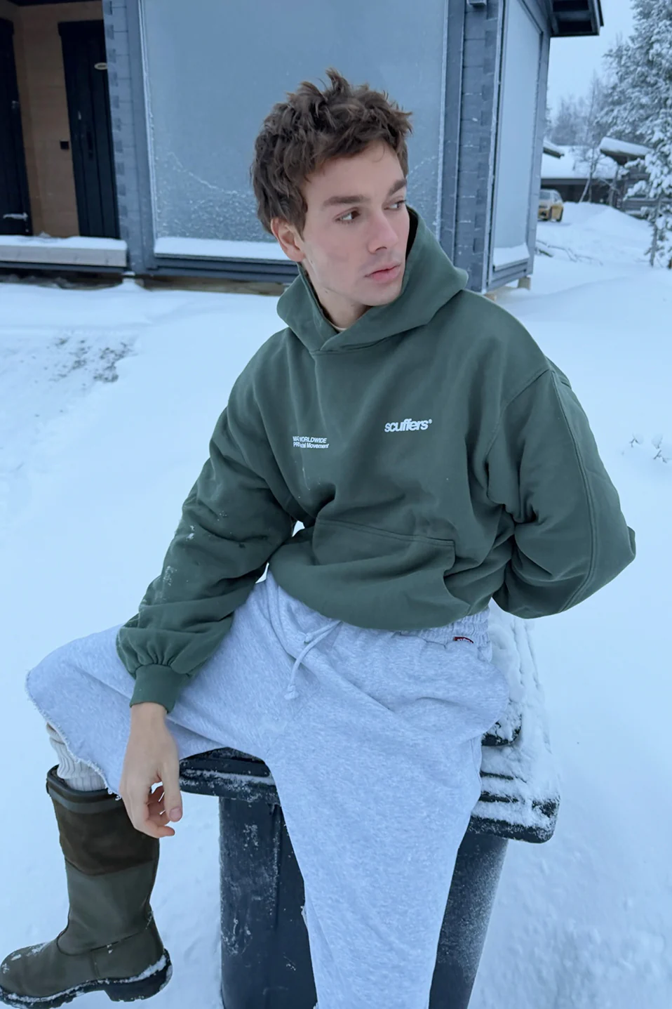 Worldwide Green Hoodie - Image 3